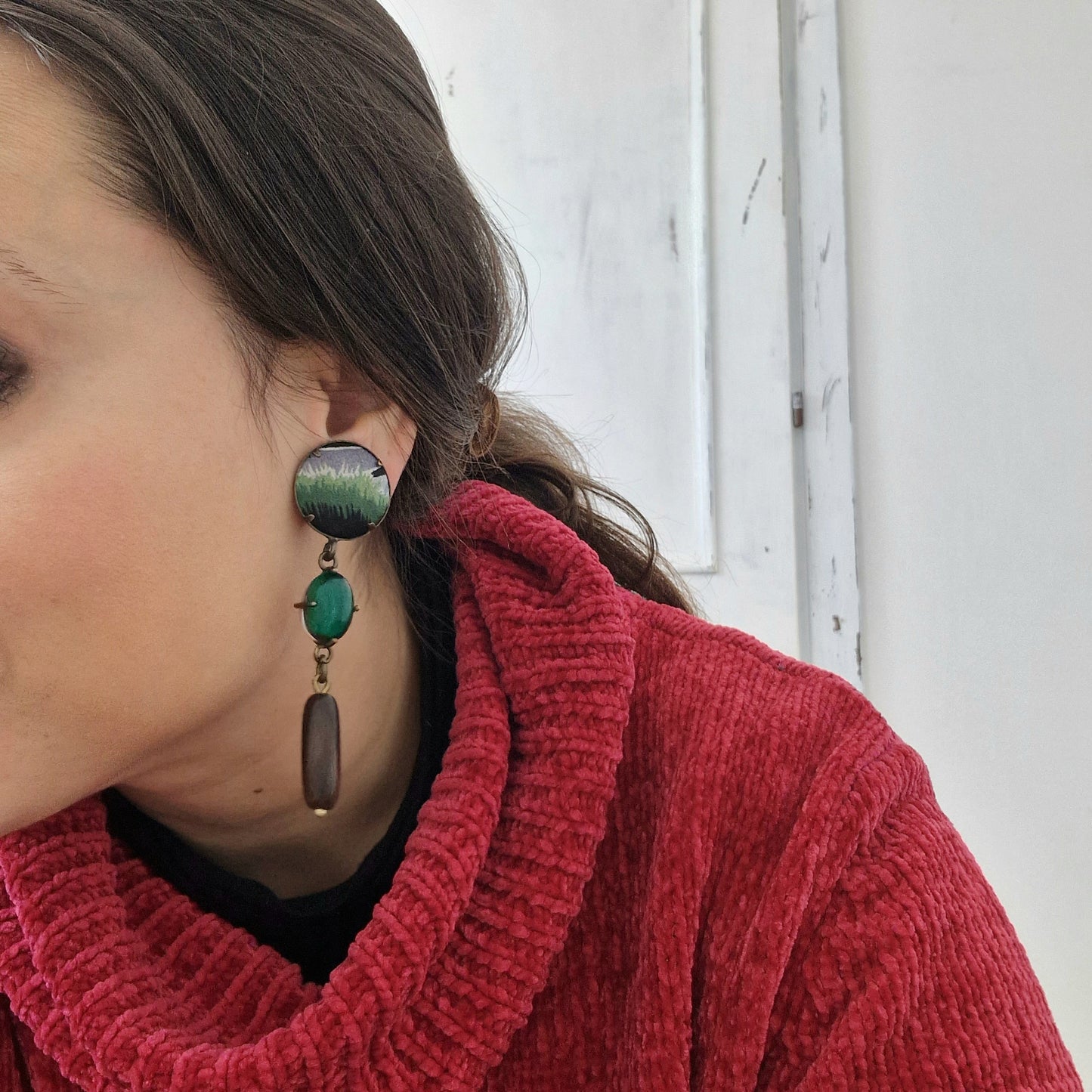 Orecchini Missoni vintage bronzo