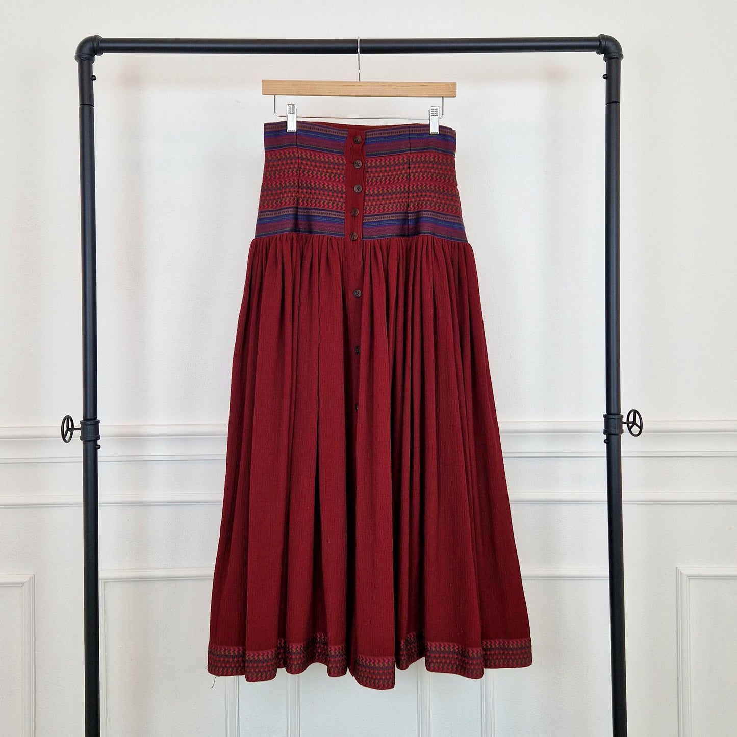 Maxi gonna Romeo Gigli bordeaux