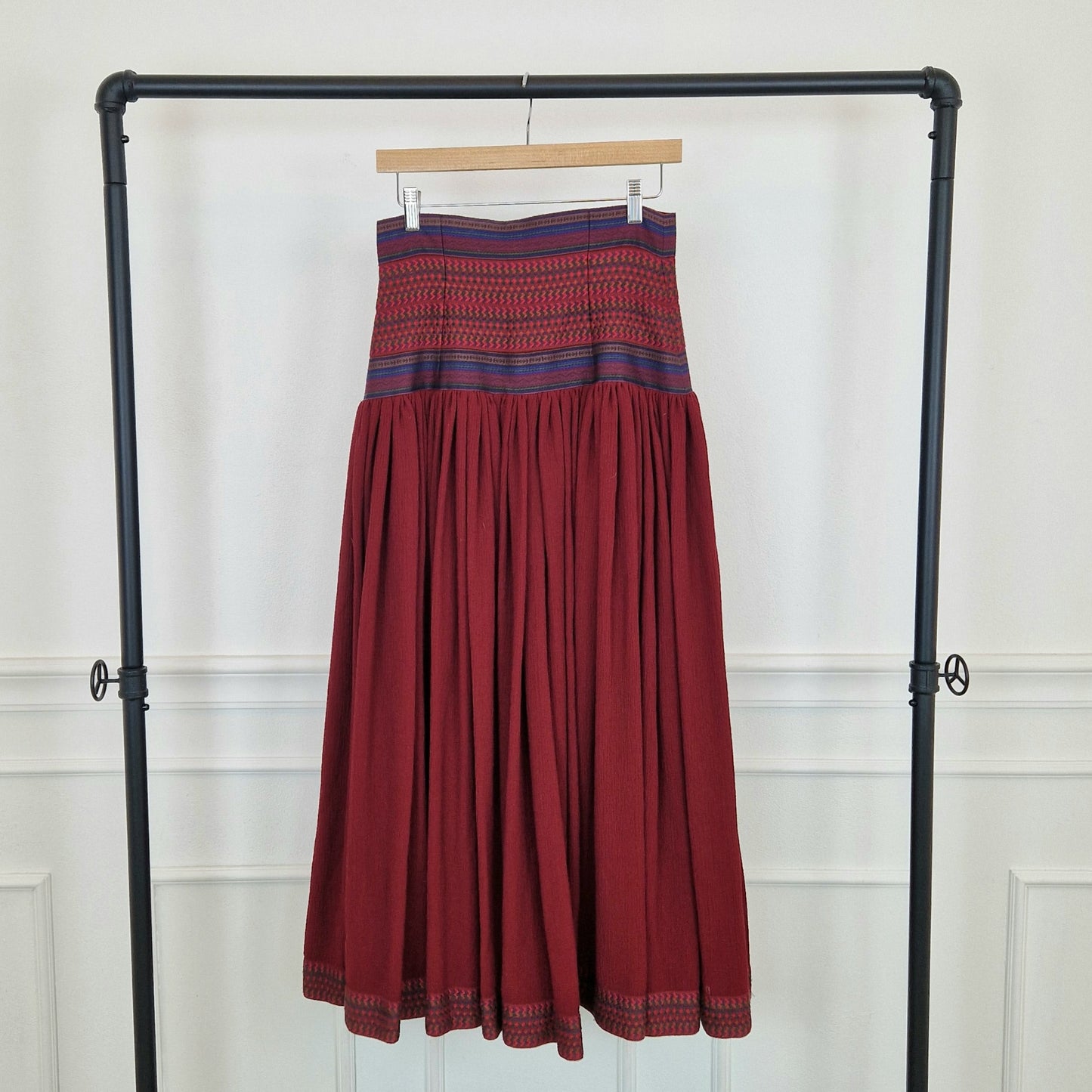 Maxi gonna Romeo Gigli bordeaux