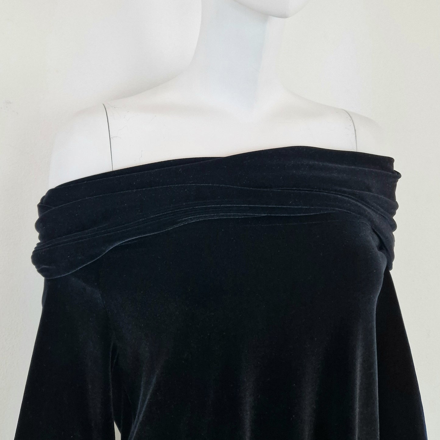 Top Romeo Gigli velluto nero