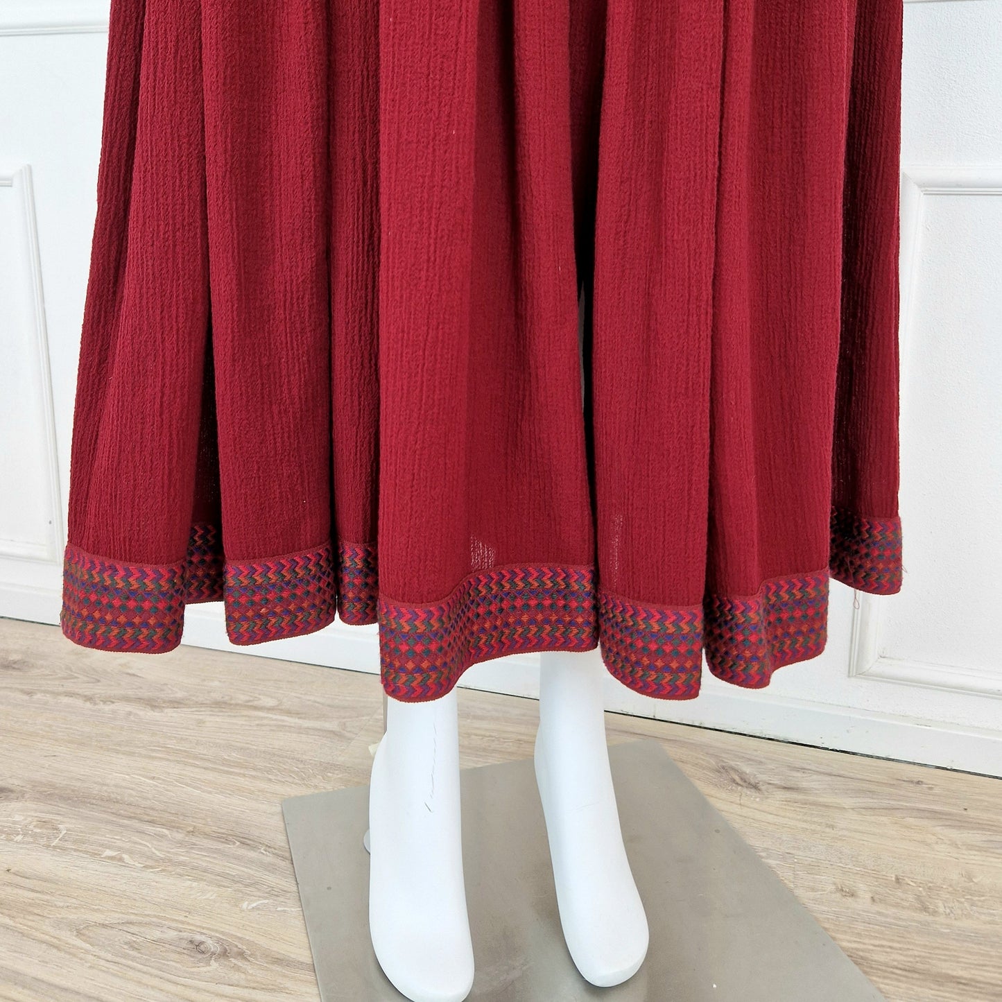 Maxi gonna Romeo Gigli bordeaux