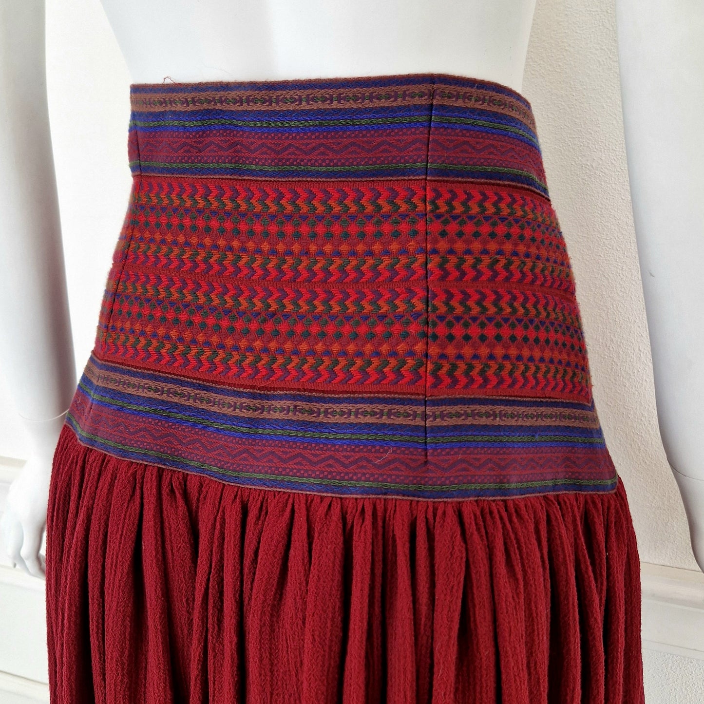 Maxi gonna Romeo Gigli bordeaux