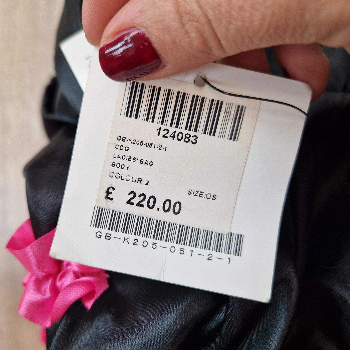 Borsa Comme des Garçons con rouches