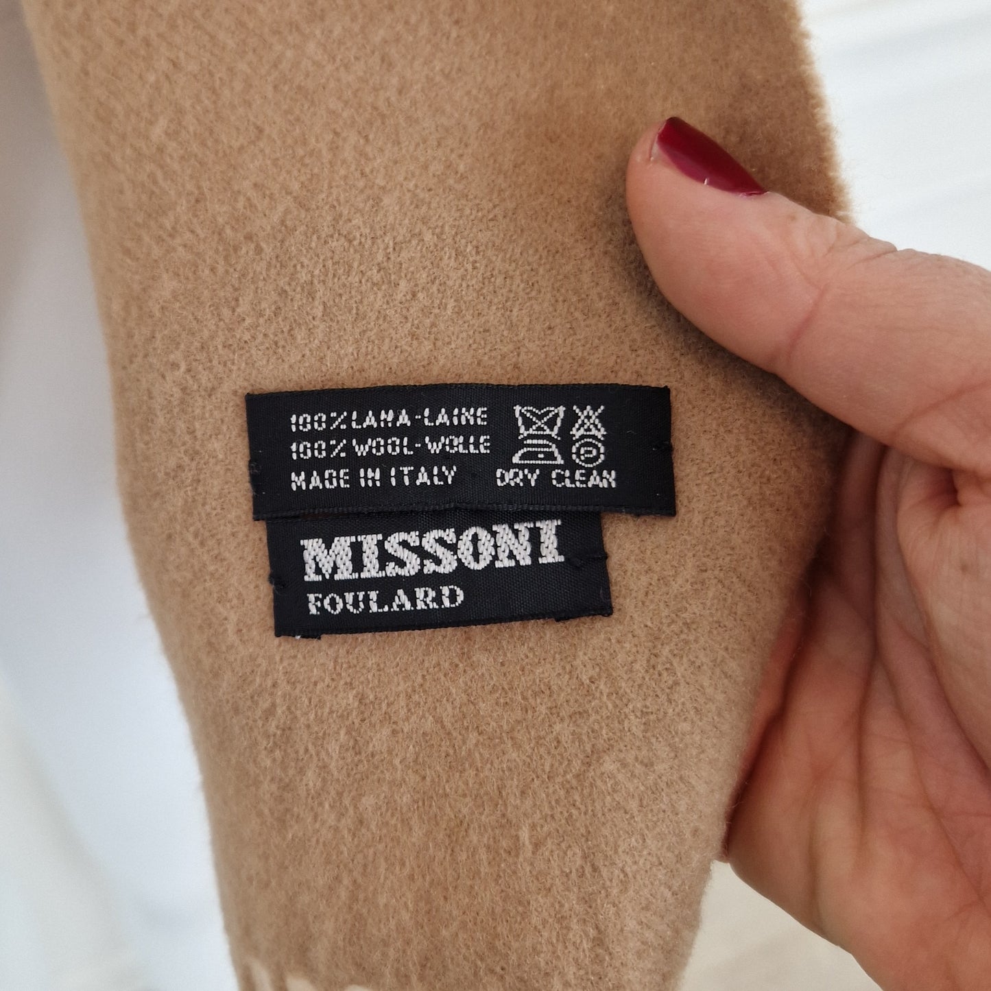 Sciarpa Missoni cammello