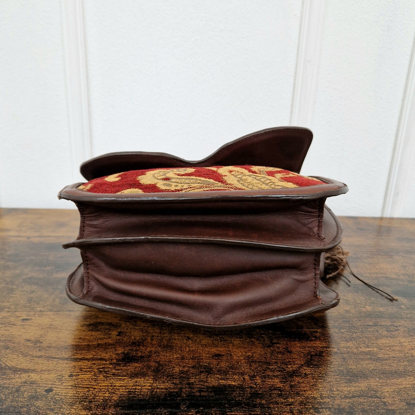 Borsa Romeo Gigli tessuto e nappine