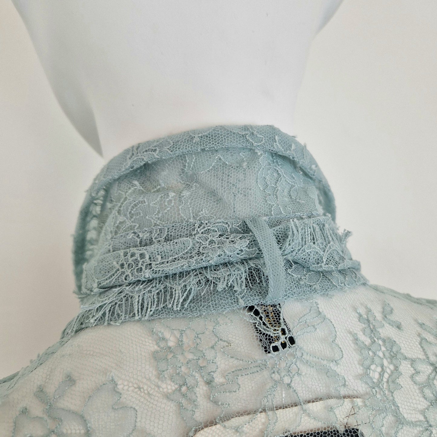 Escada | camicia pizzo azzurro