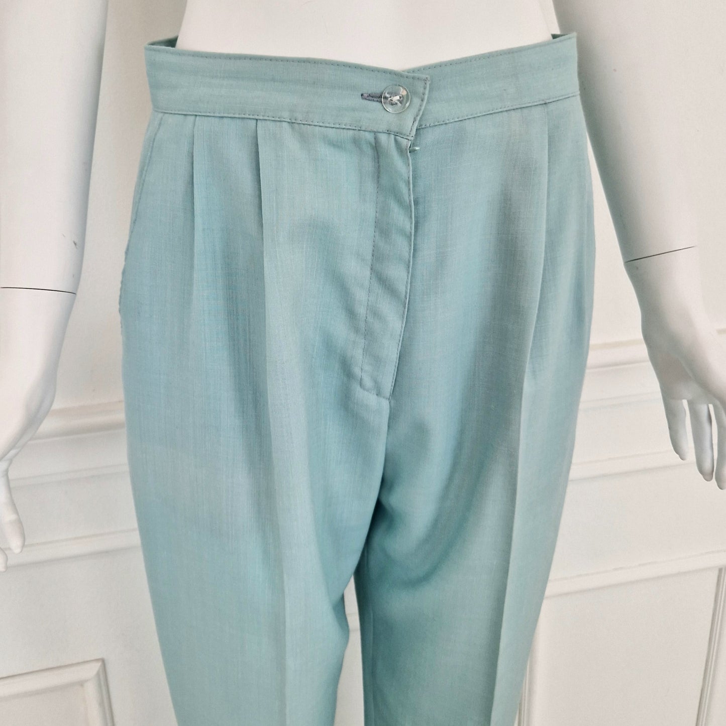 Pantaloni vintage azzurri