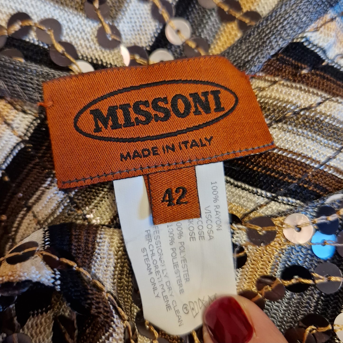 Abito lungo Missoni paillettes