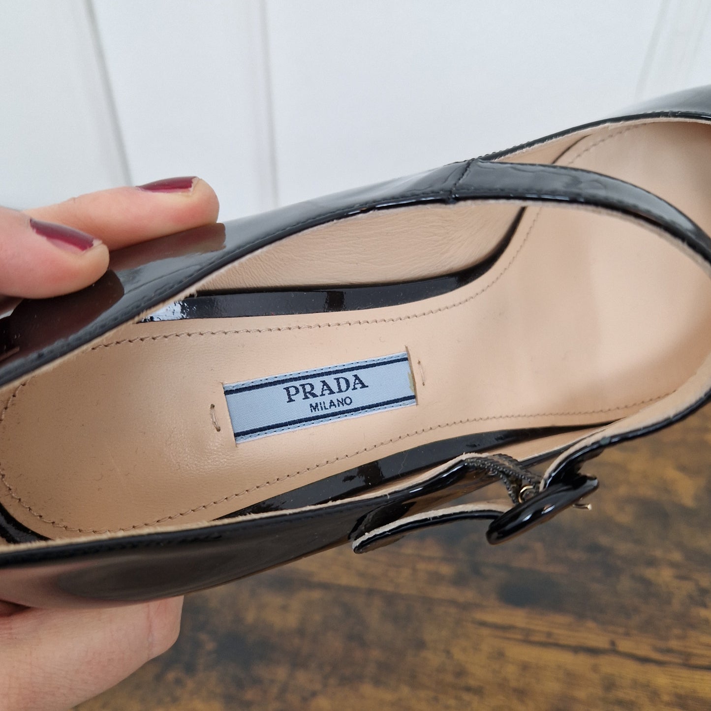 Mary Jane Prada vernice nera 39.5