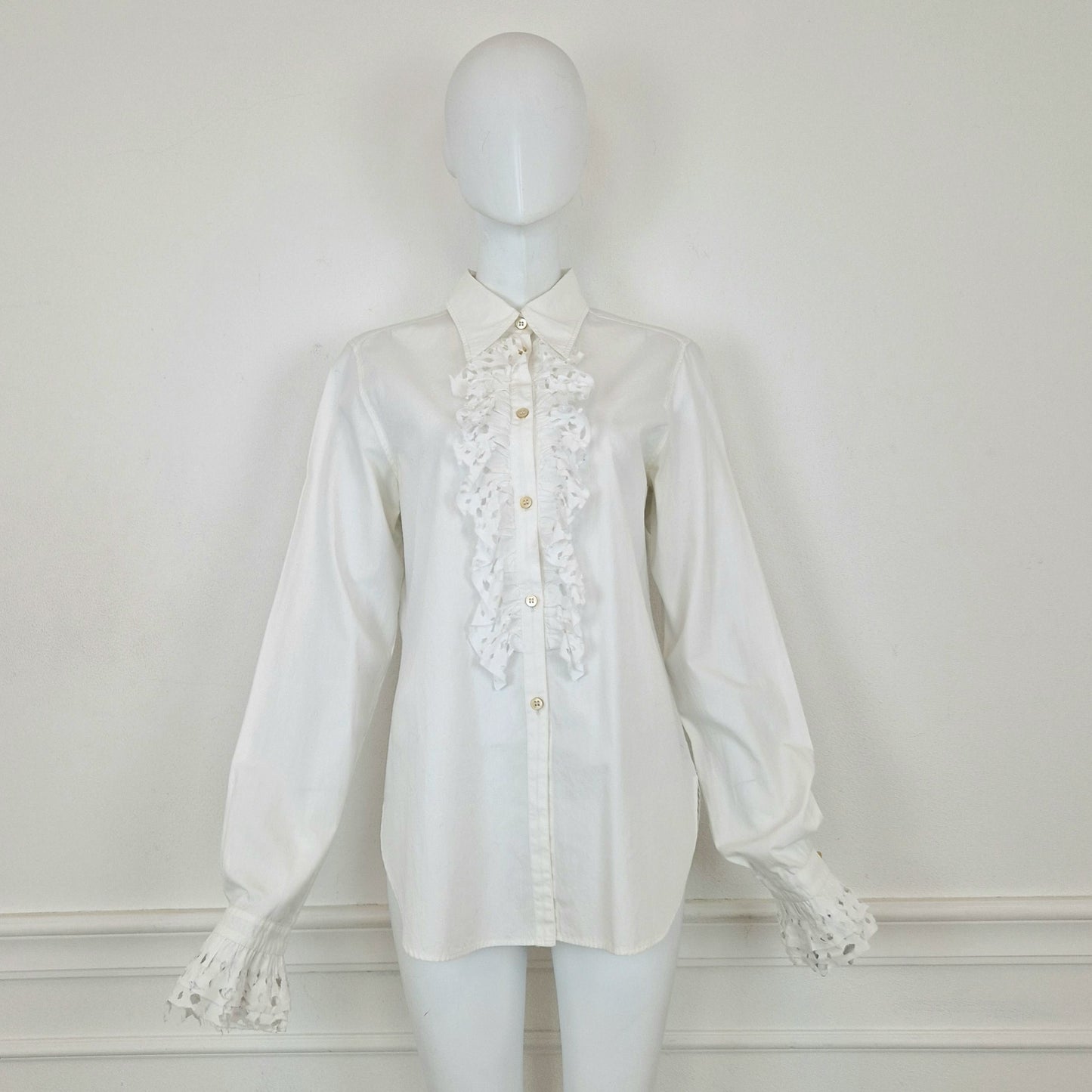 Camicia Romeo Gigli cotone bianco