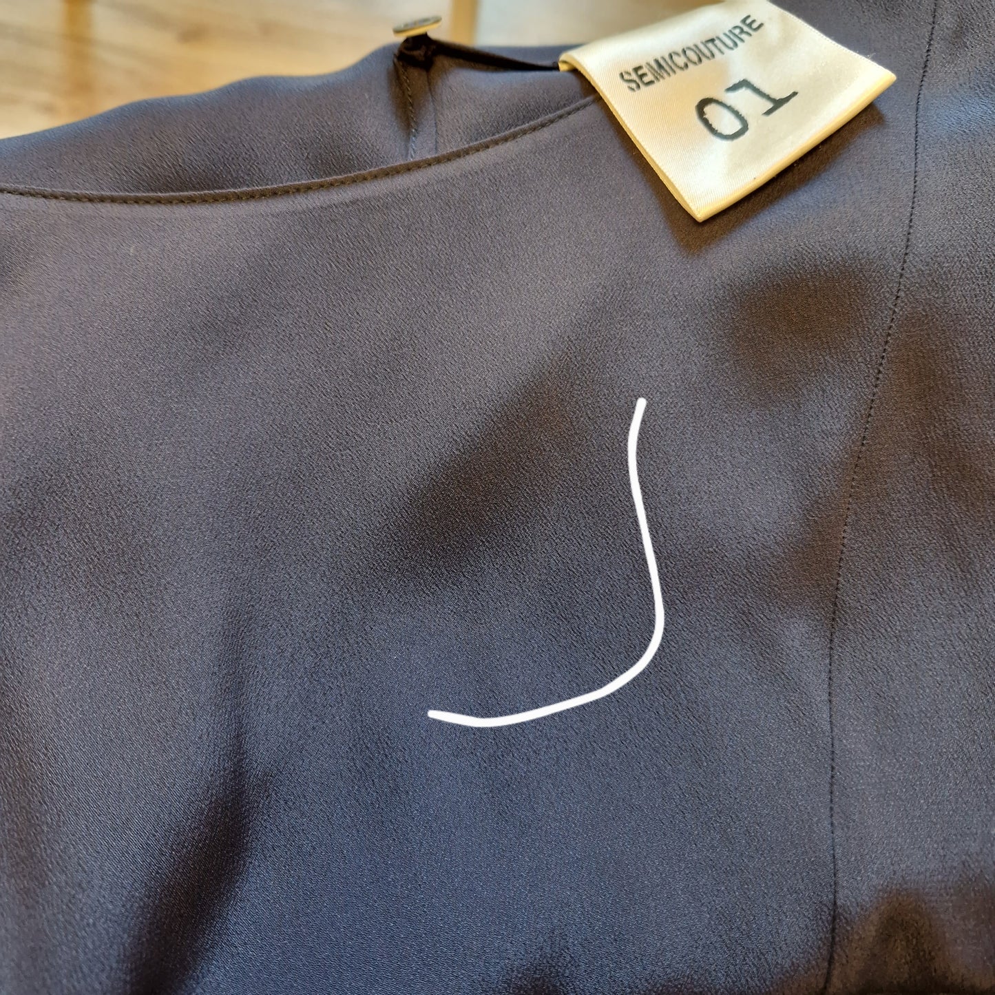 Abito Semicouture blu notte