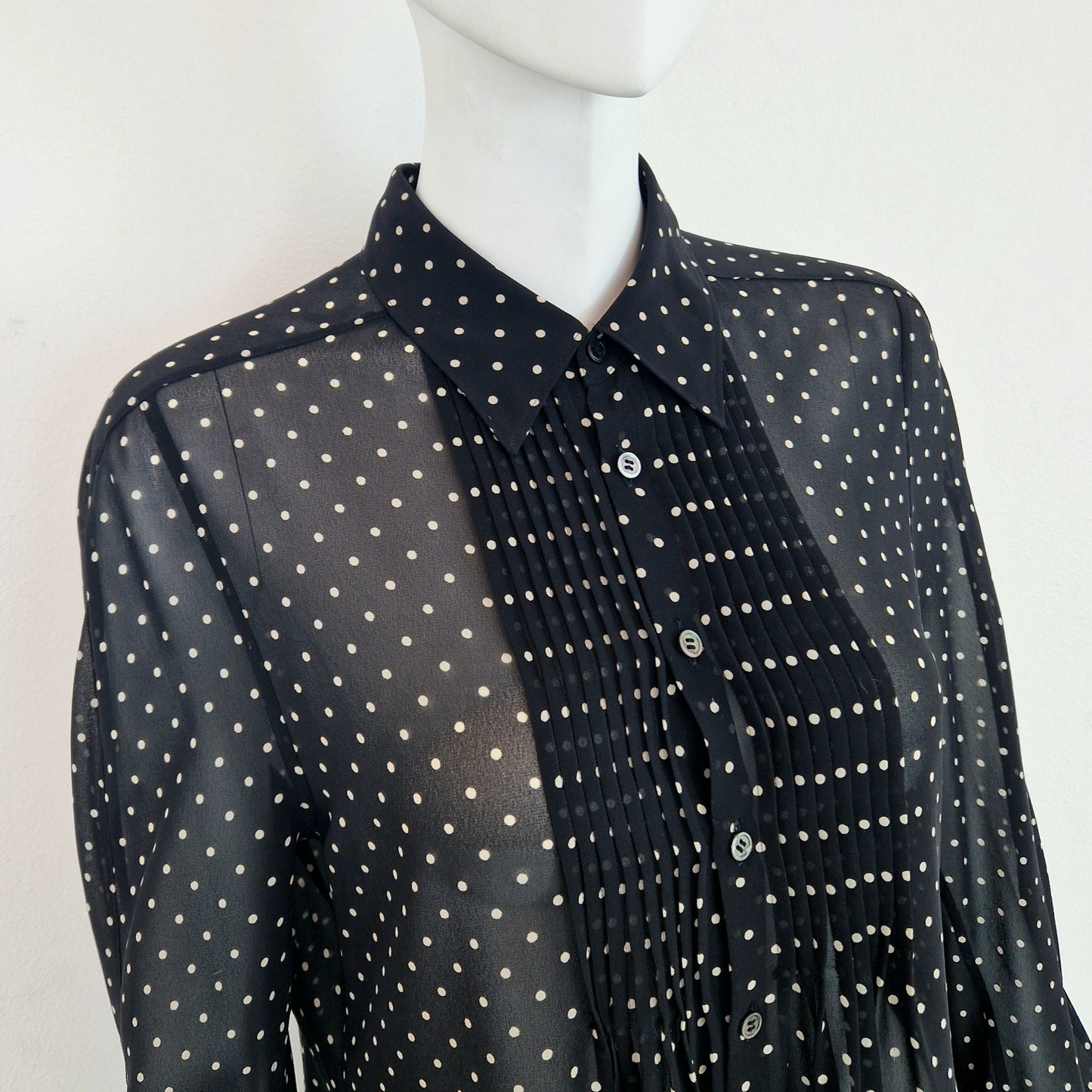 Camicia Junya Watanabe Comme des Garçons voile pois