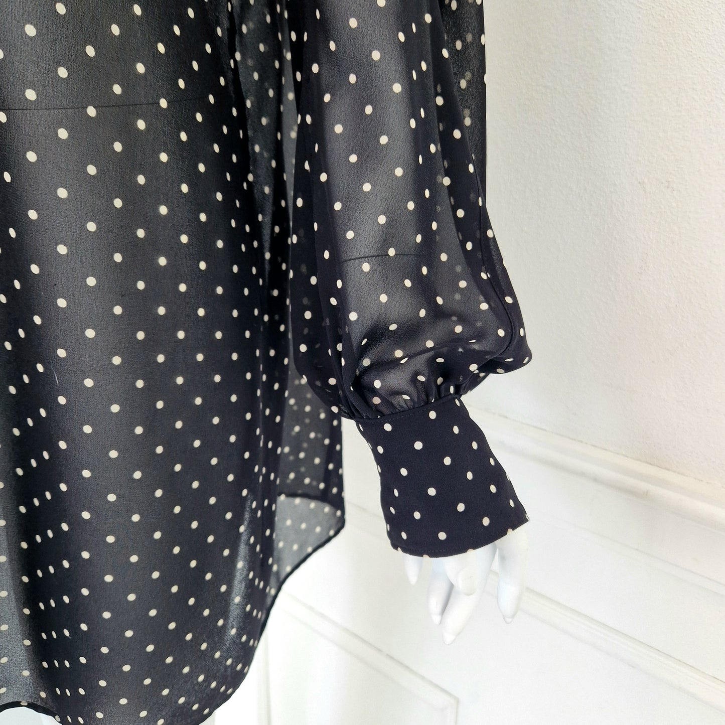 Camicia Junya Watanabe Comme des Garçons voile pois