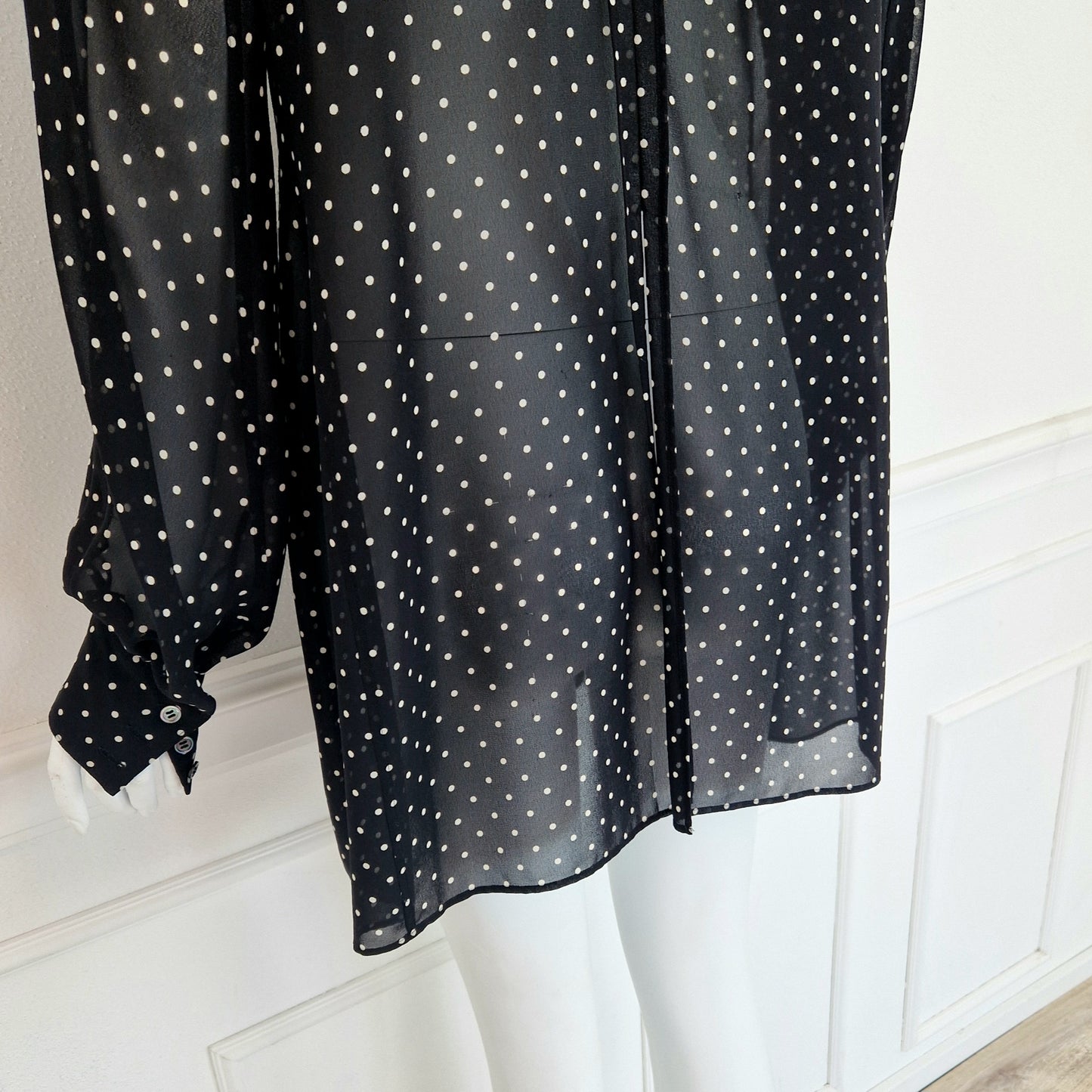 Camicia Junya Watanabe Comme des Garçons voile pois
