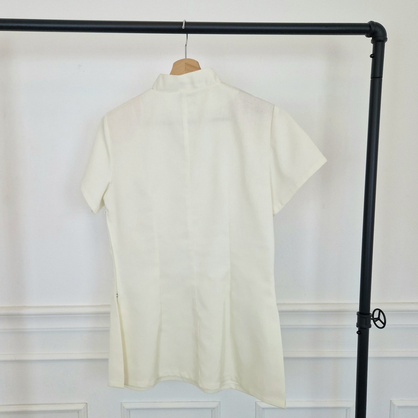 Camicia orientaleggiante piquet cotone