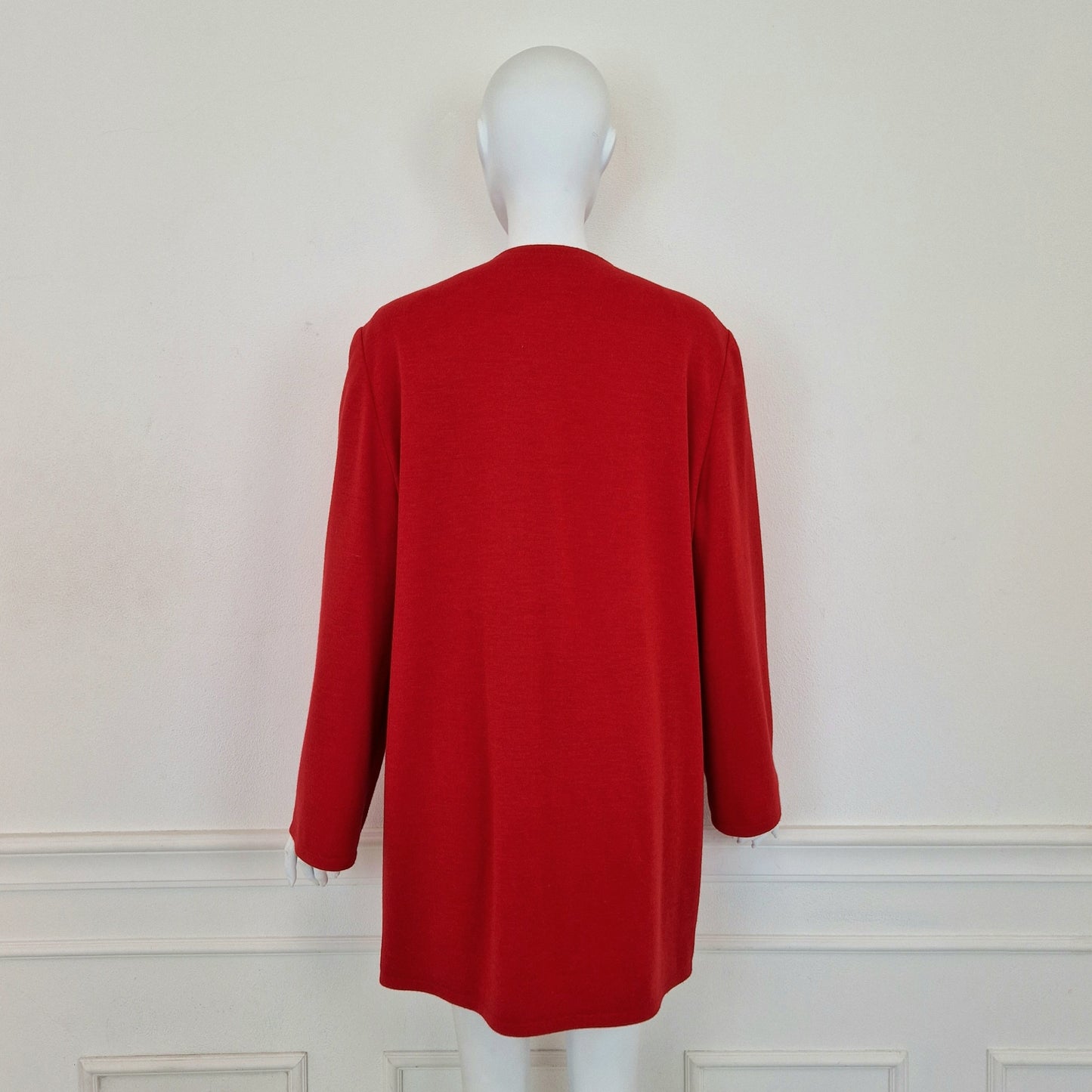 Giacca Pierre Cardin rossa bottoni neri