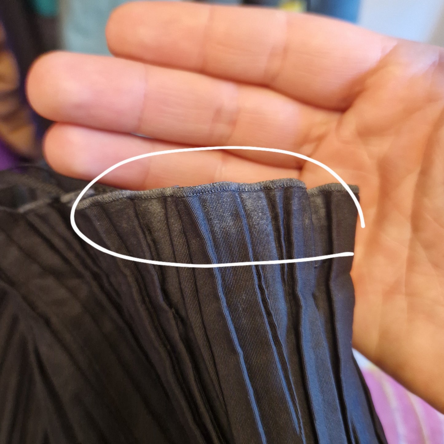 Abito Louis Feraud plissé nero