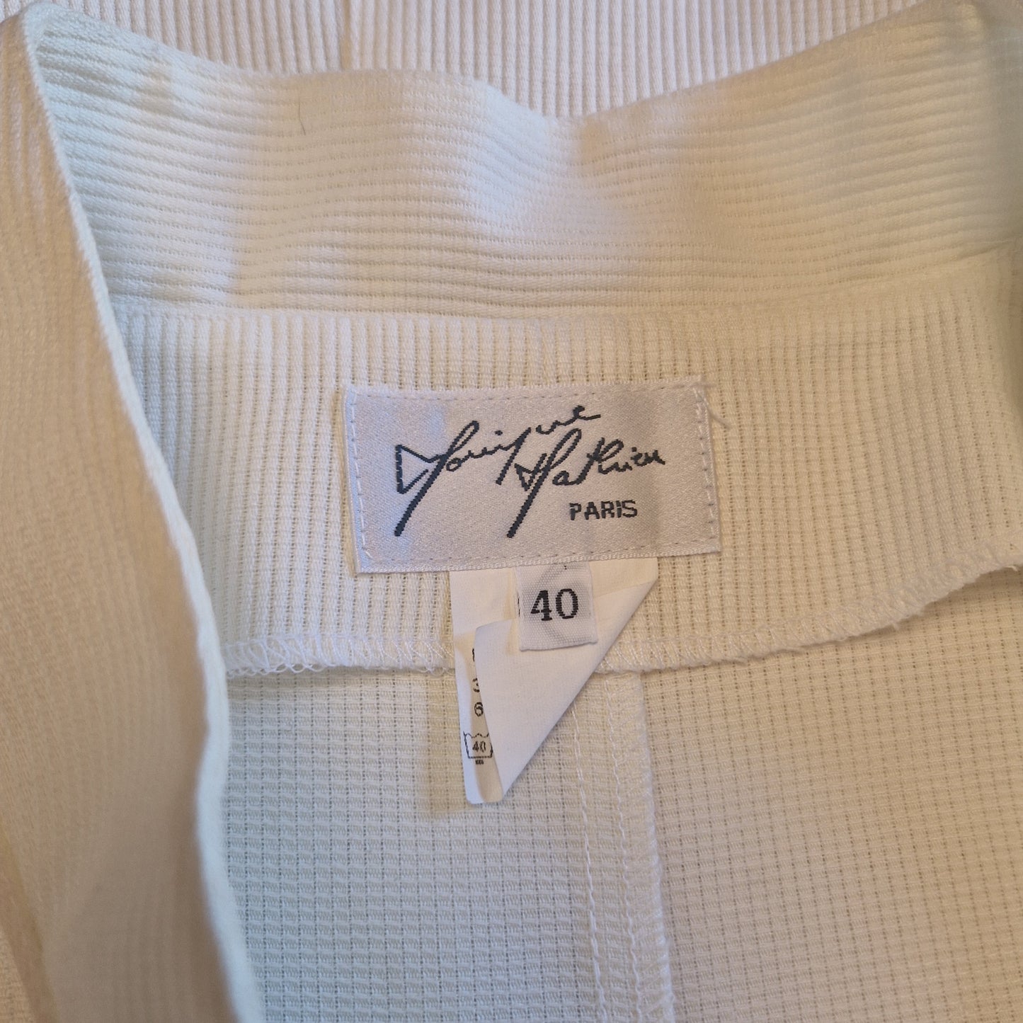 Camicia orientaleggiante piquet cotone