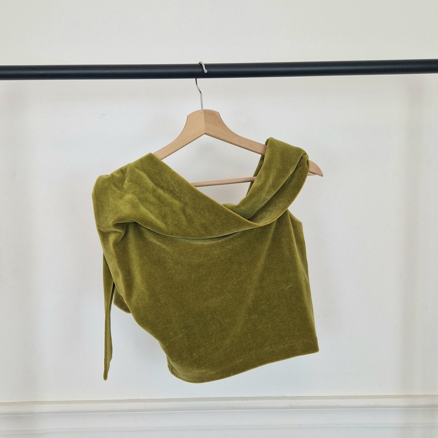 Romeo Gigli | Top in velluto verde SS 1990