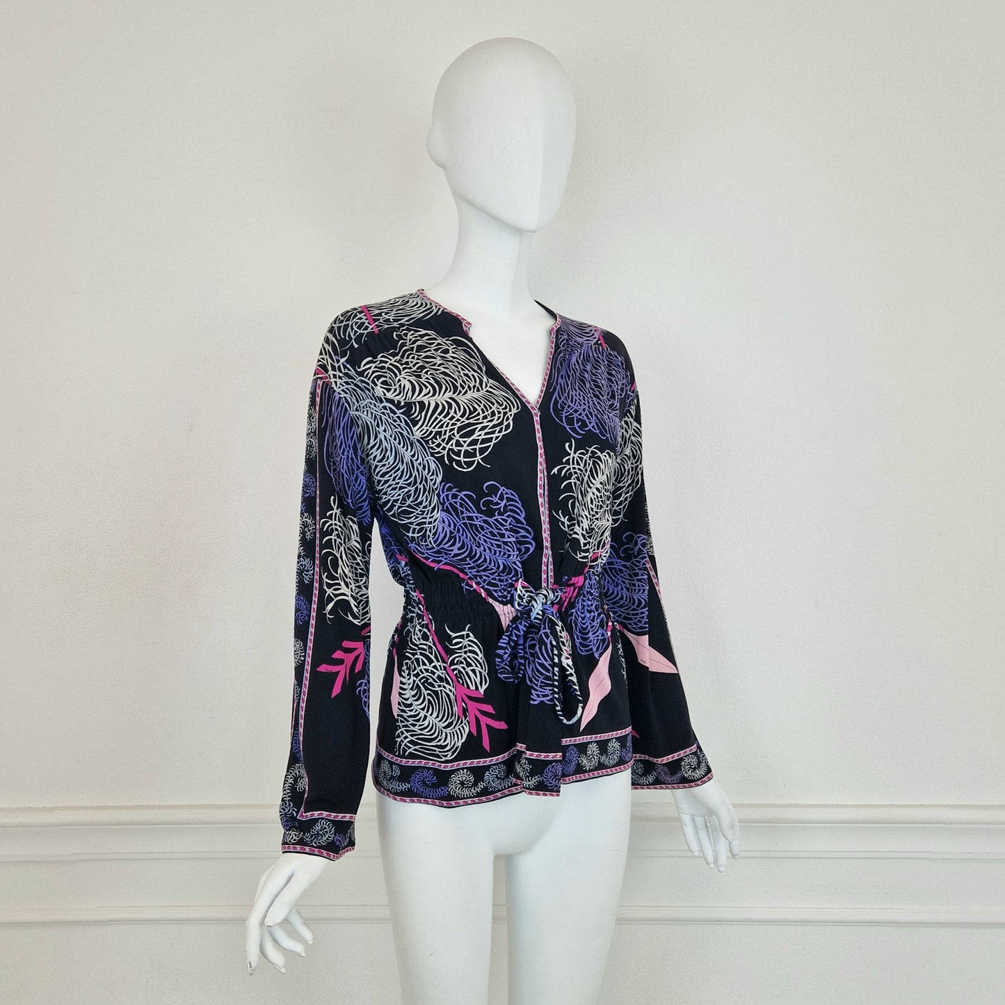 Emilio Pucci | Blusa vintage jersey di seta