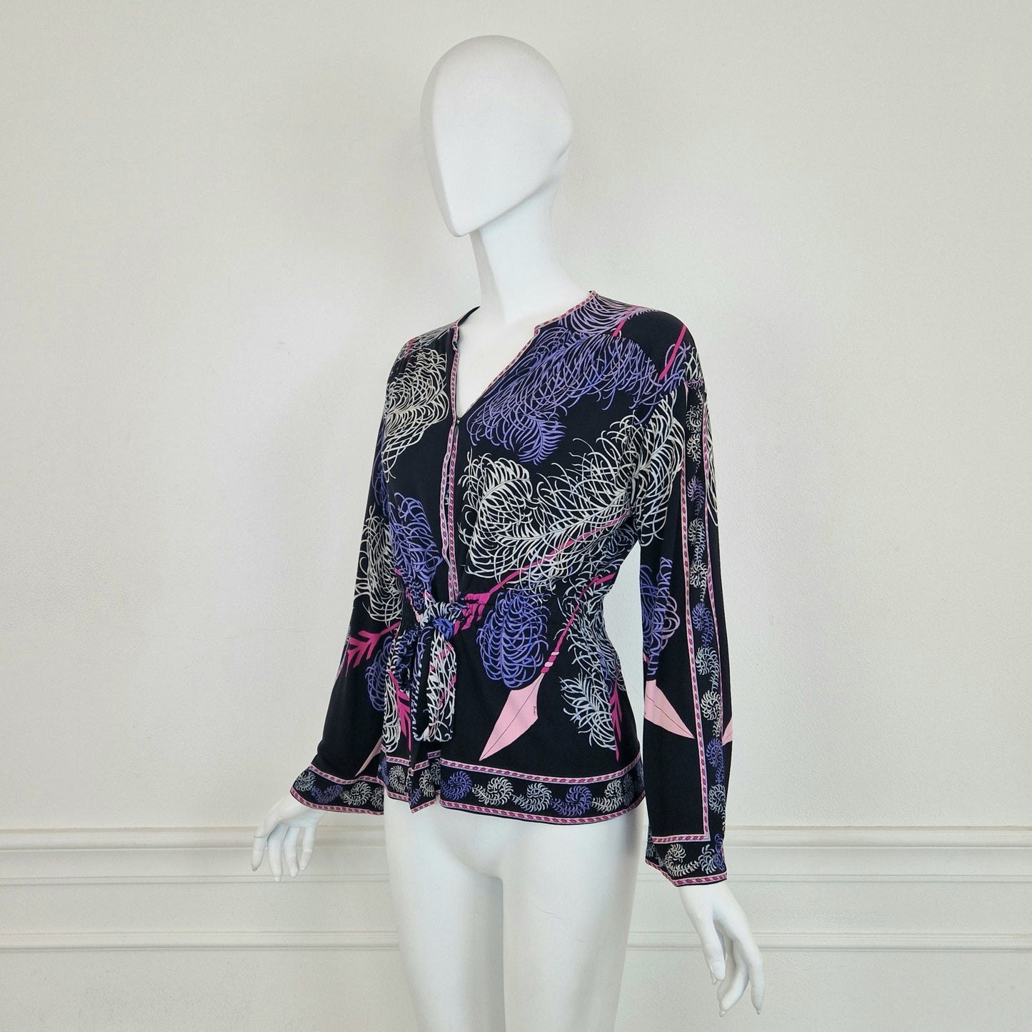 Emilio Pucci | Blusa vintage jersey di seta