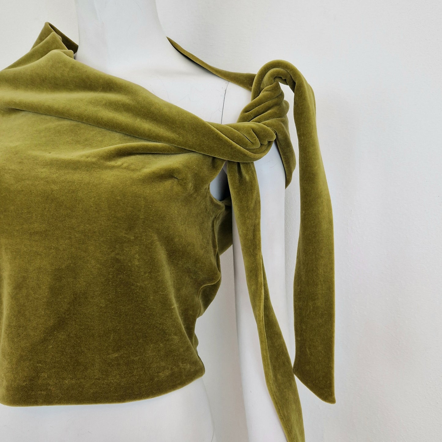 Romeo Gigli | Top in velluto verde SS 1990