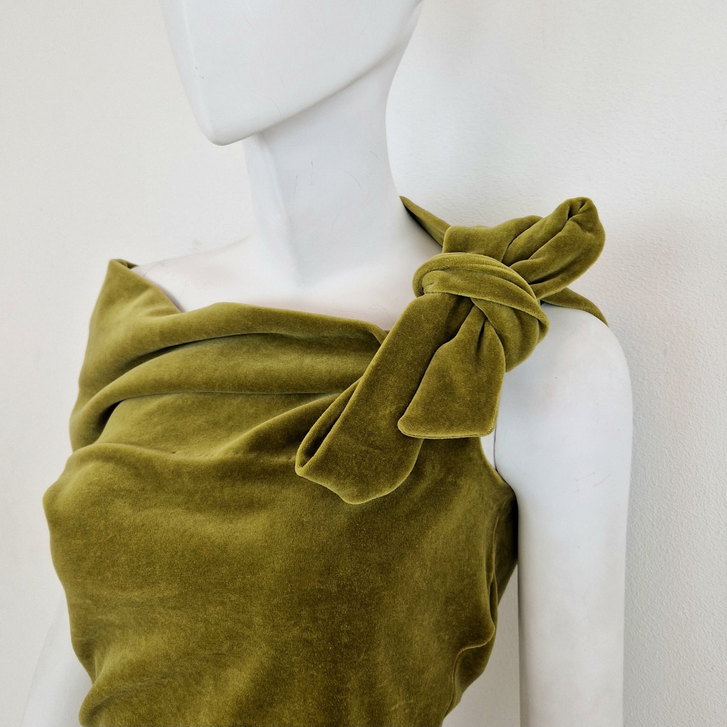 Romeo Gigli | Top in velluto verde SS 1990