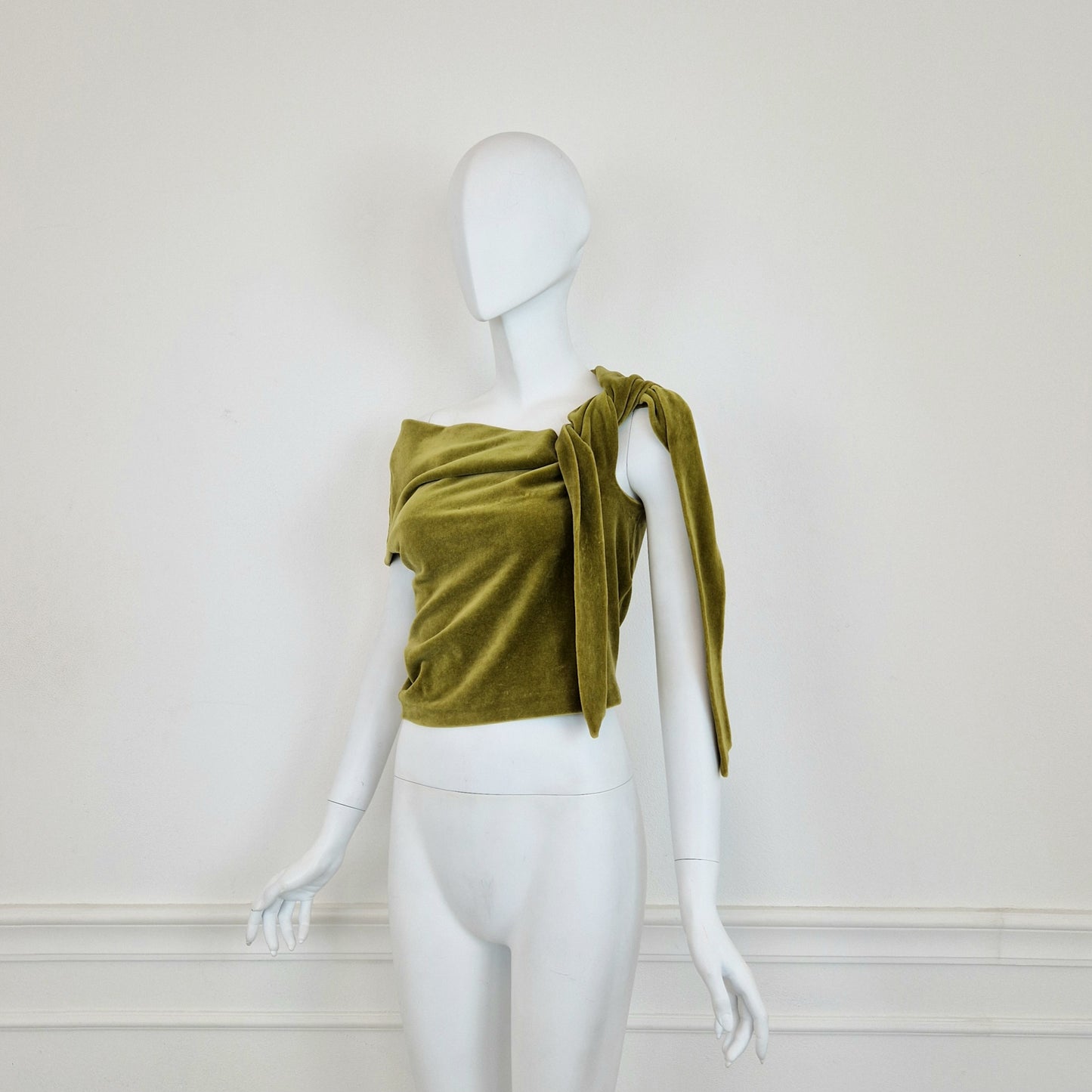 Romeo Gigli | Top in velluto verde SS 1990