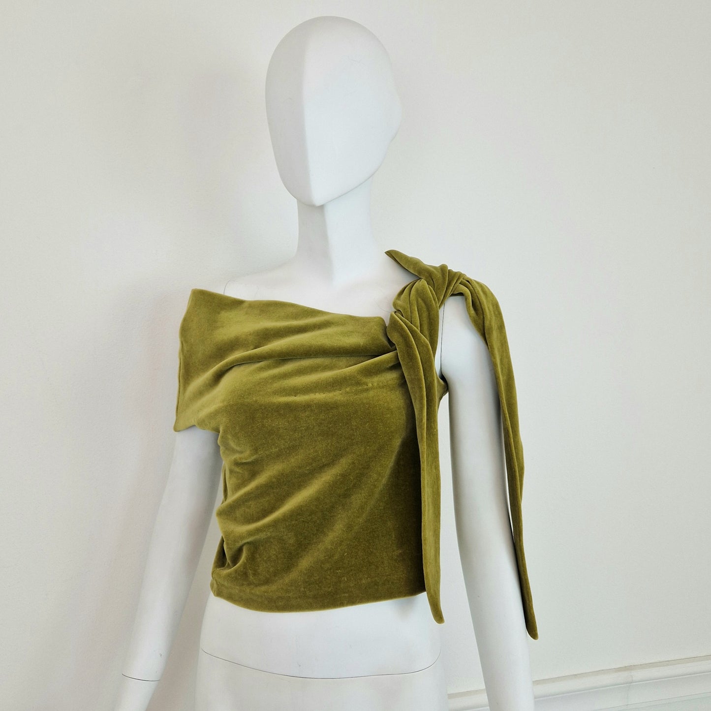 Romeo Gigli | Top in velluto verde SS 1990