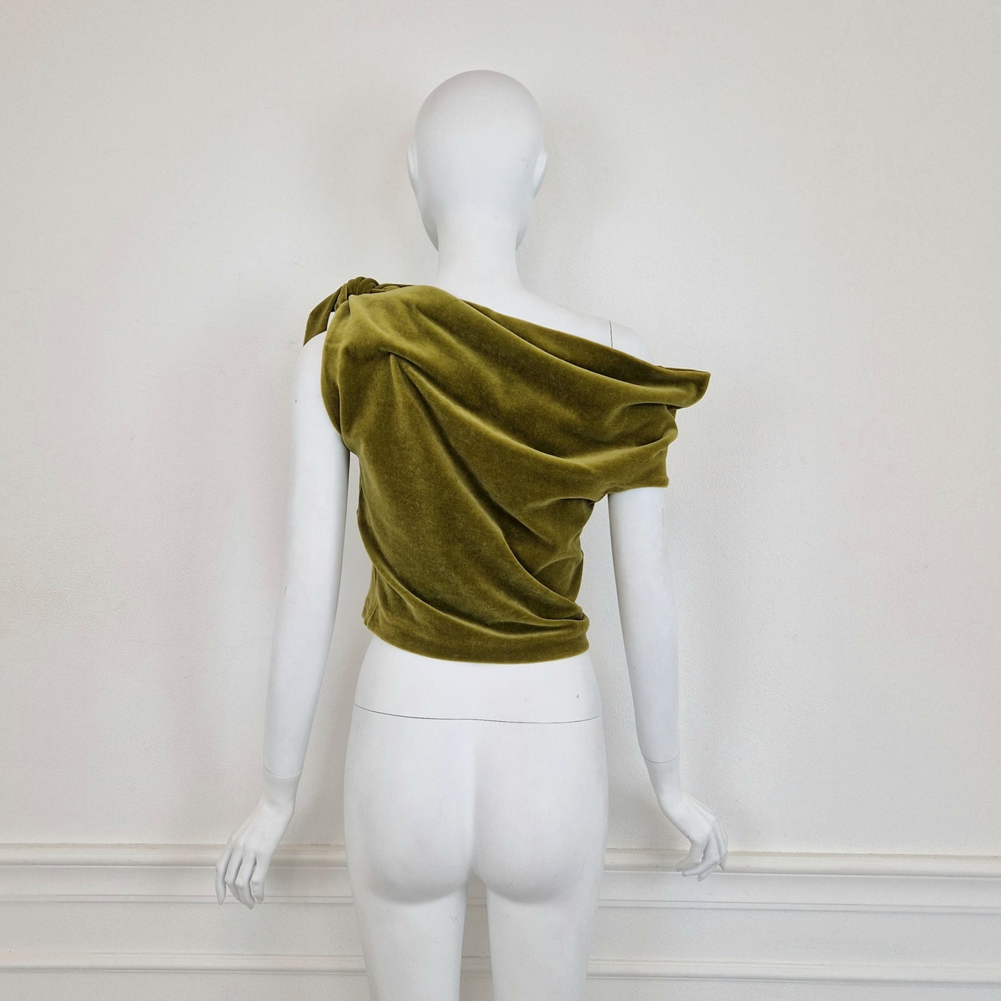 Romeo Gigli | Top in velluto verde SS 1990