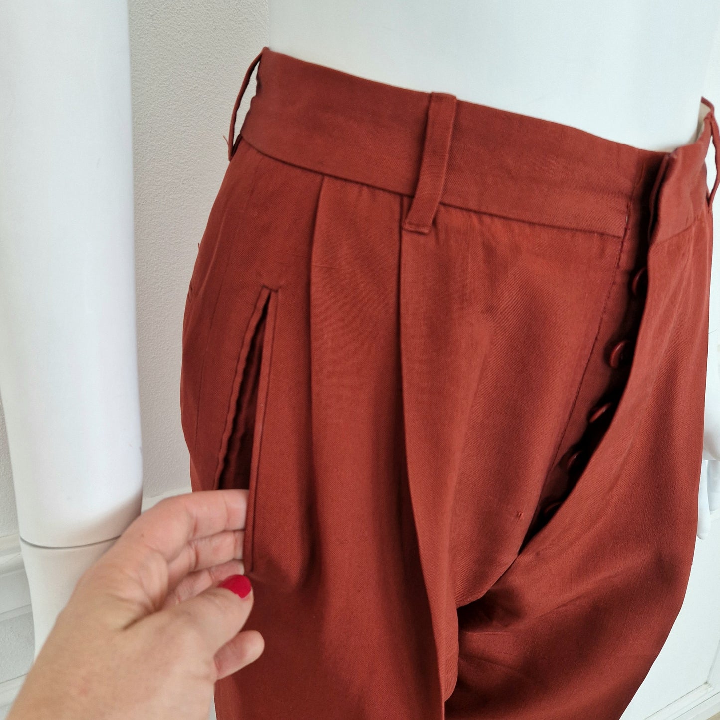 Romeo Gigli | Pantaloni in seta 1991