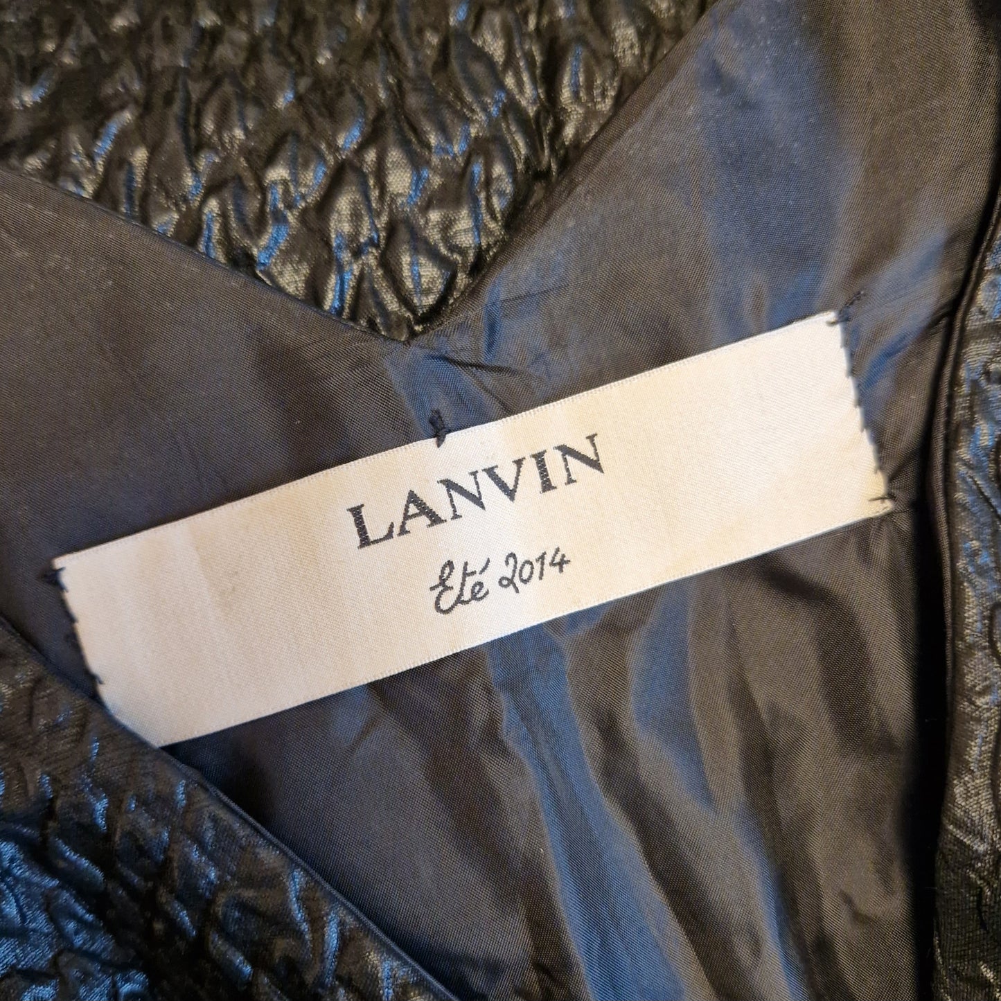 Lanvin | Abito nero SS 2014