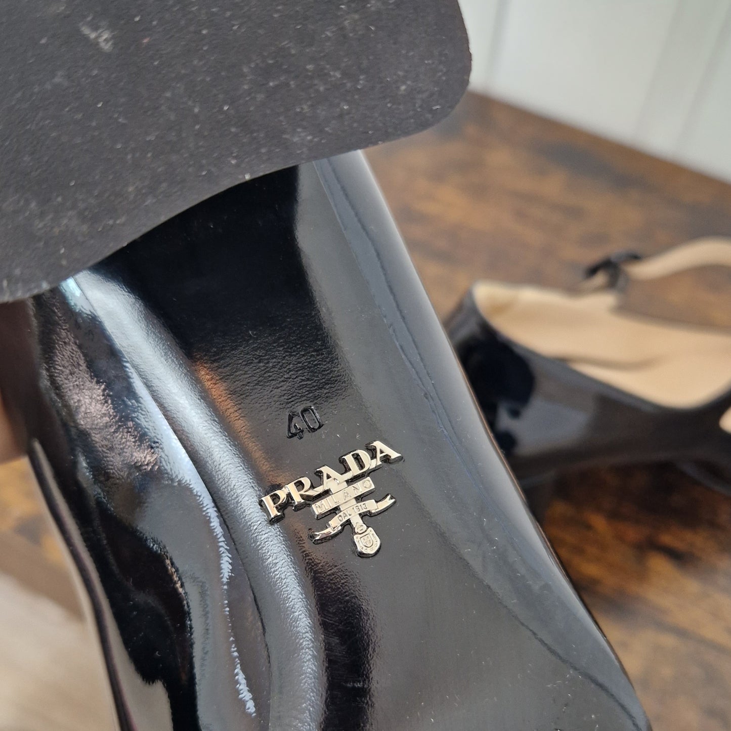 Prada | Mary jane vernice nera nr.40
