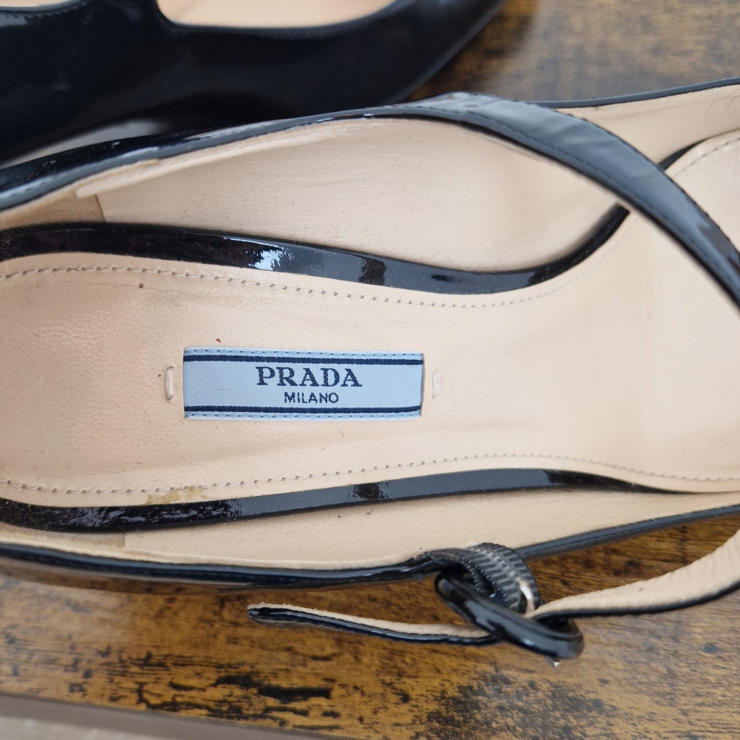 Prada | Mary jane vernice nera nr.40