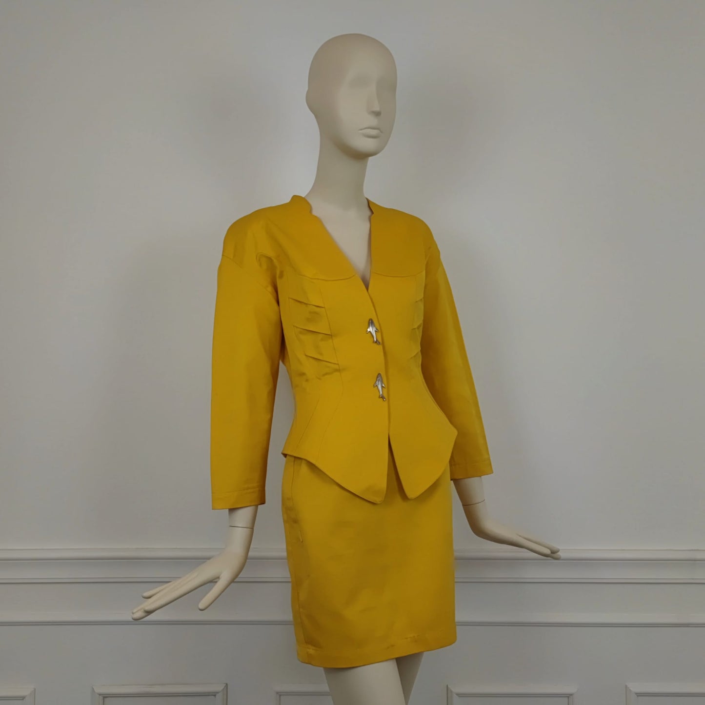 Completo giallo Thierry Mugler