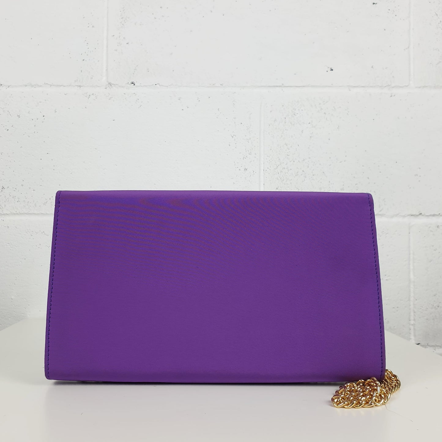 Borsa Gabriella Medici raso viola