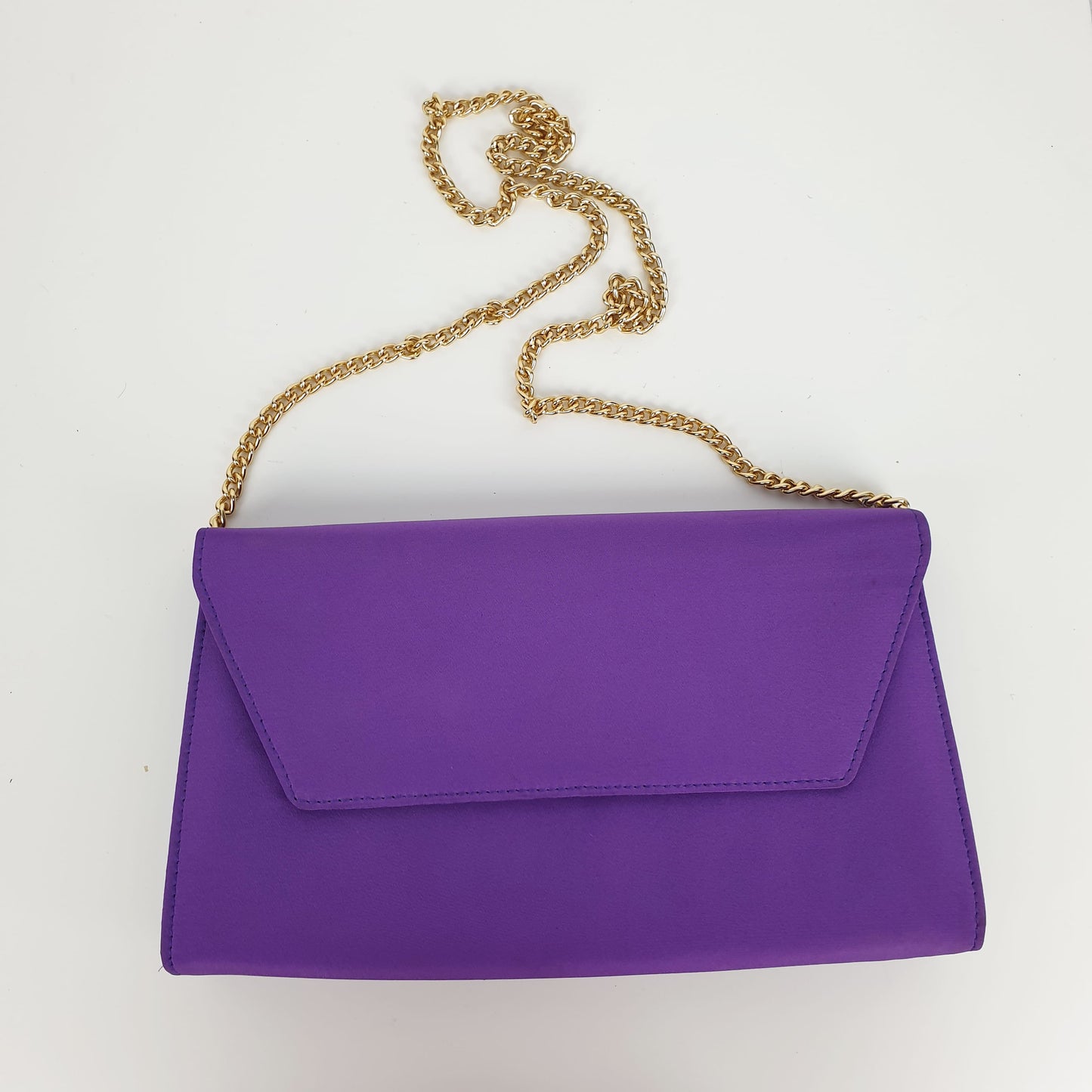 Borsa Gabriella Medici raso viola