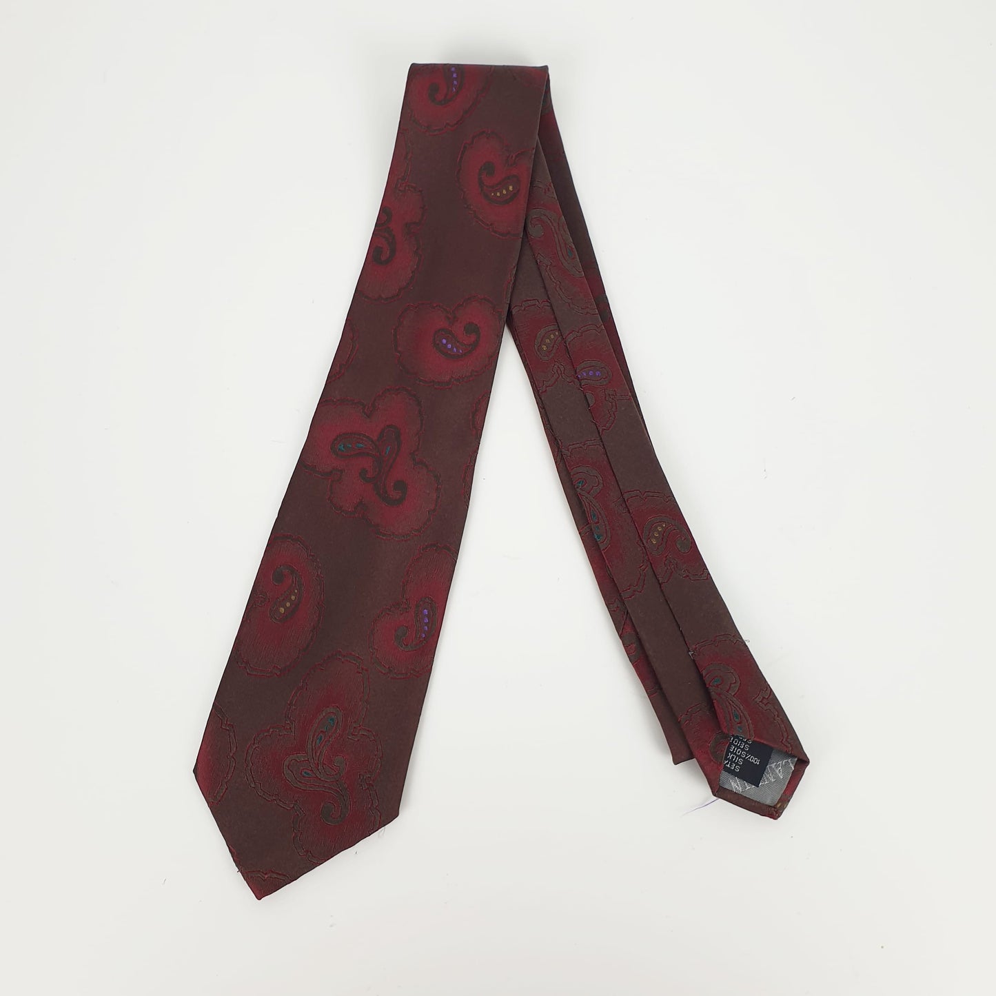 Cravatta Lanvin damasco bordeaux