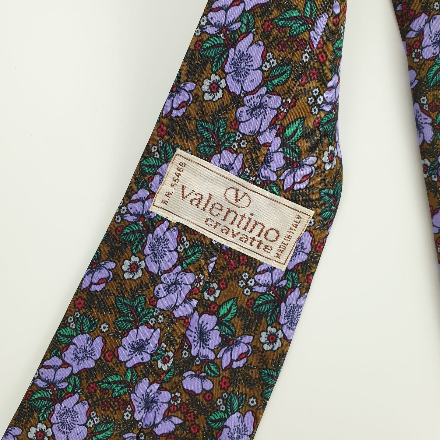 Cravatta Valentino fiori lilla