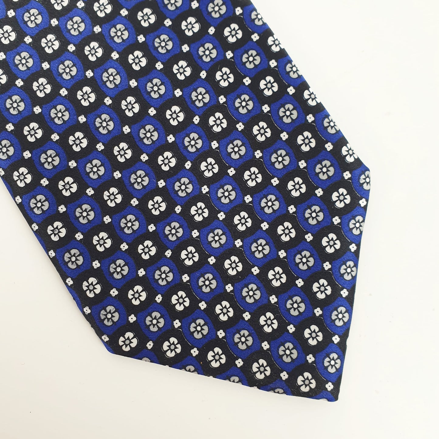 Cravatta Valentino fiorellini blu