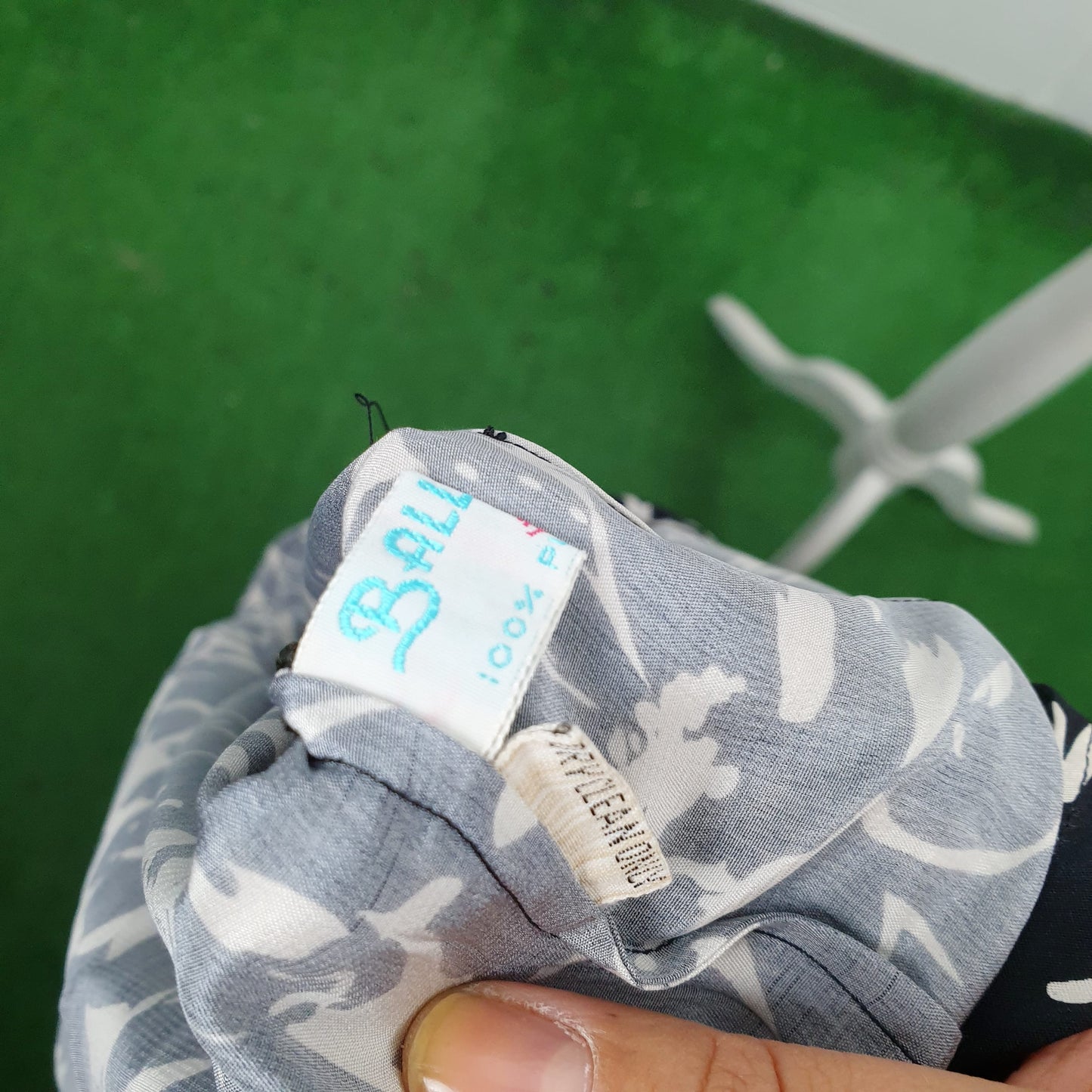 Blusa Balloon a fiori in pura seta