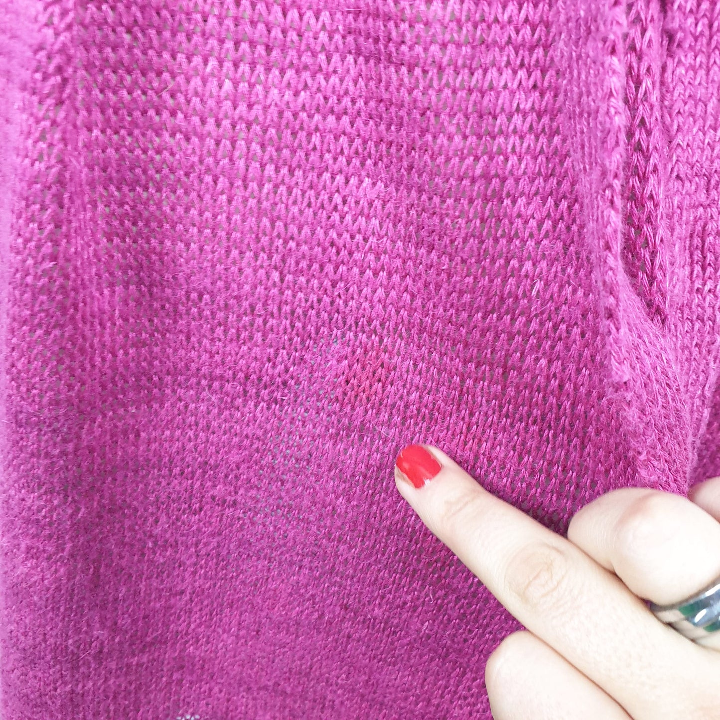 Abito ciclamino in maglia