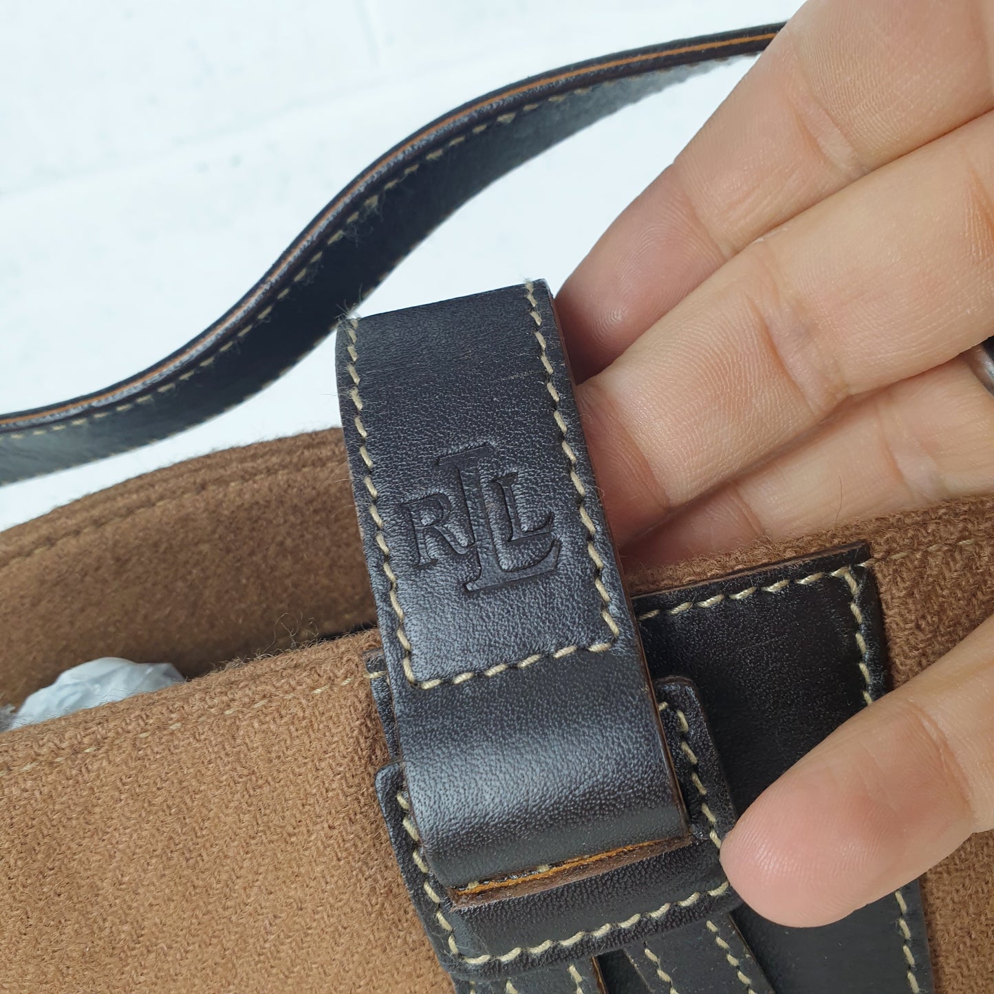 Borsetta Ralph Lauren in lana