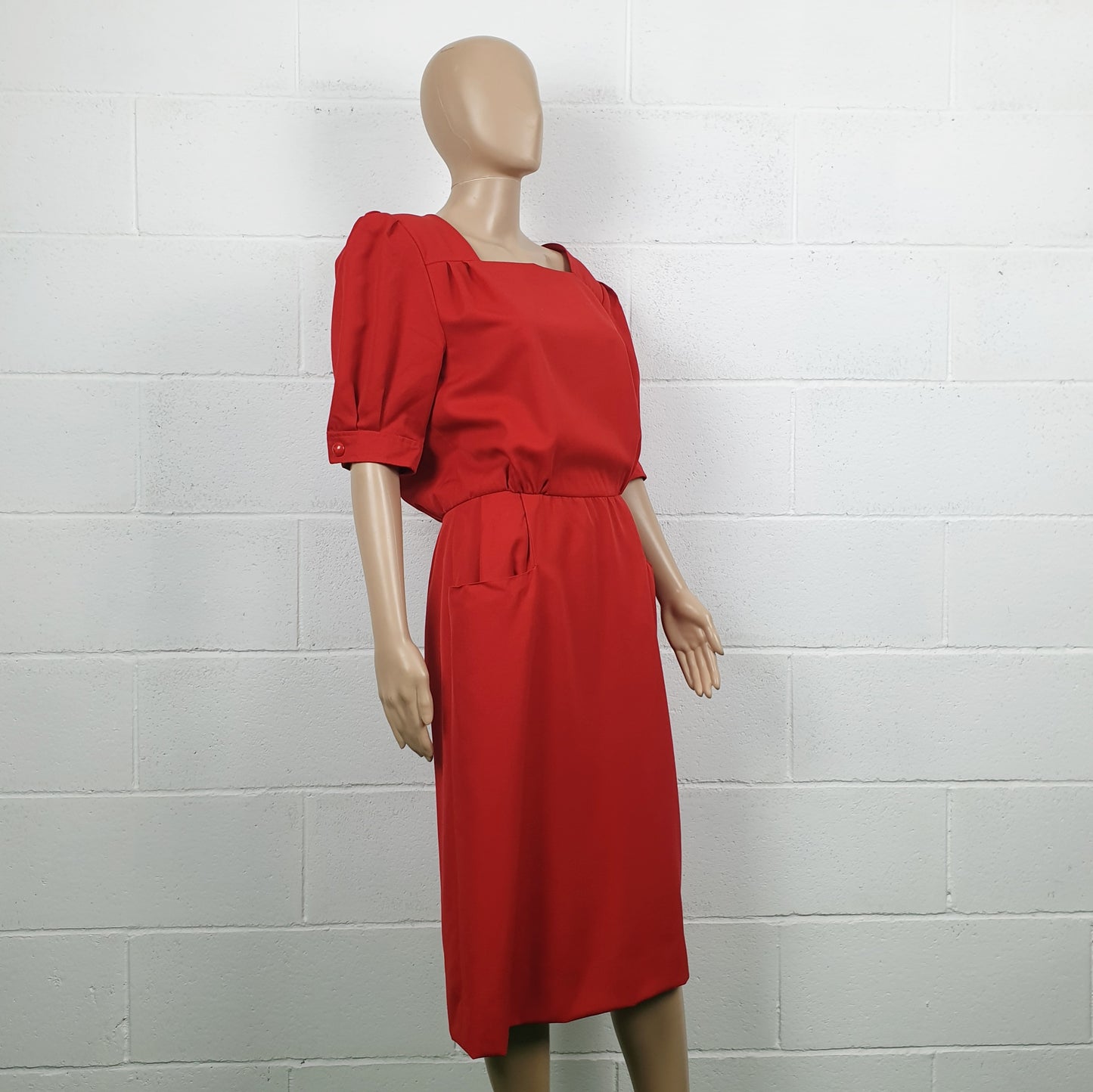 Abito rosso Gabardine Montblanc