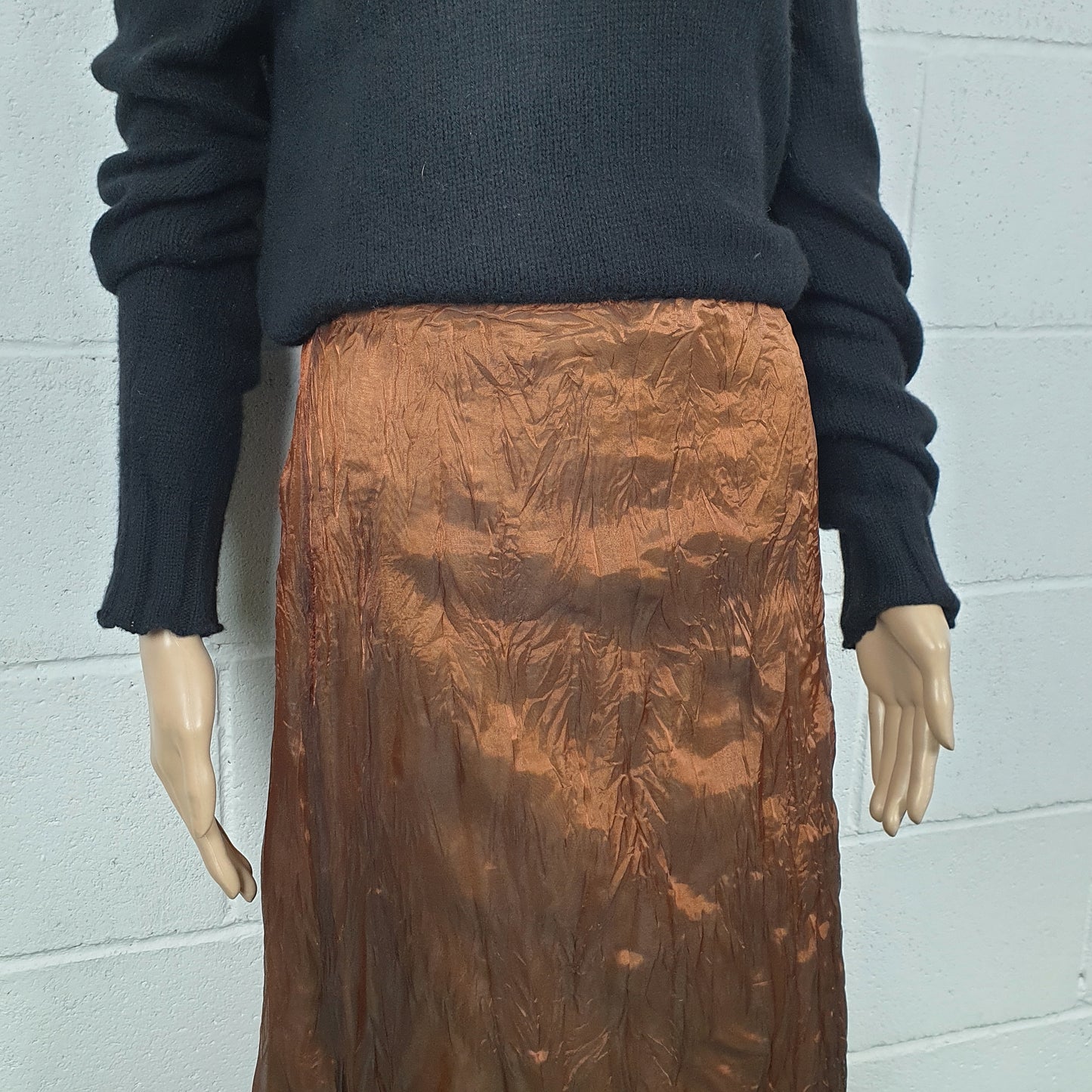 Maxi gonna Trussardi color rame