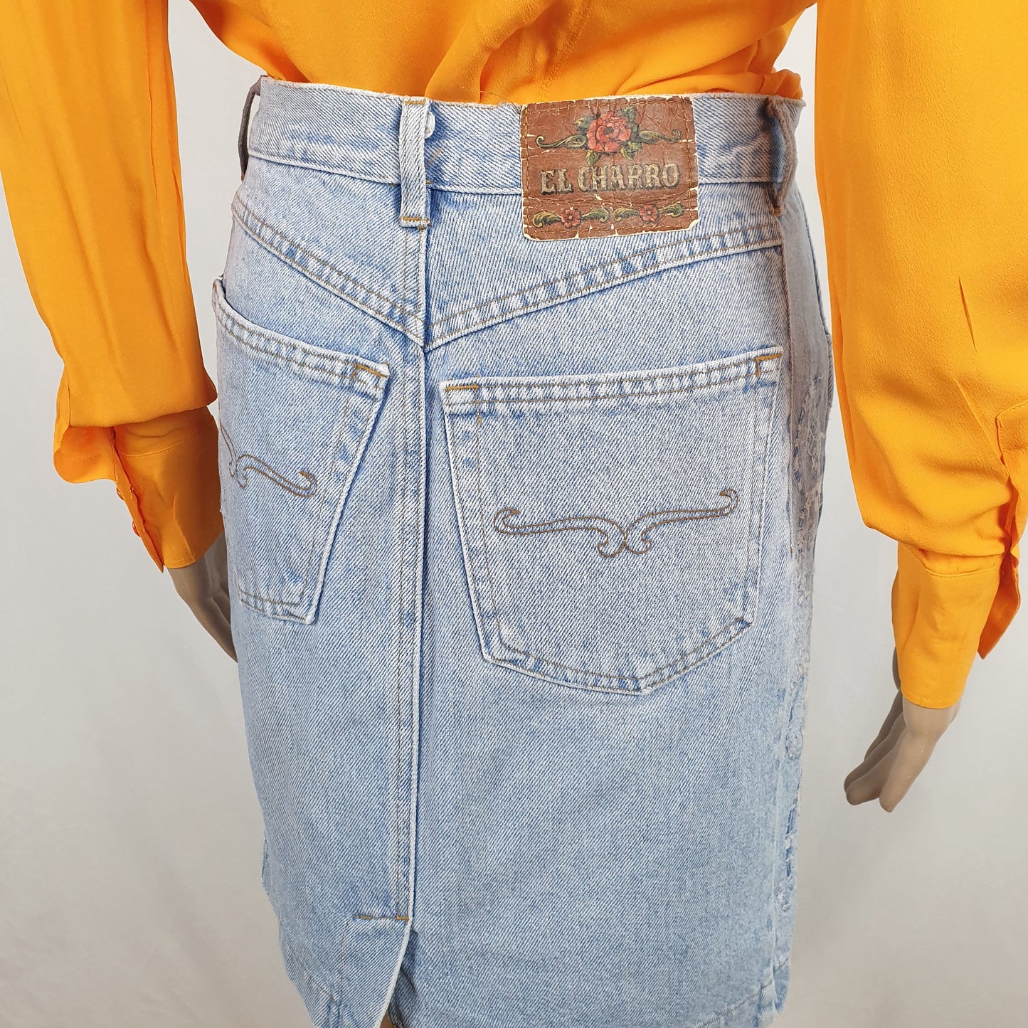 Gonna El Charro in denim