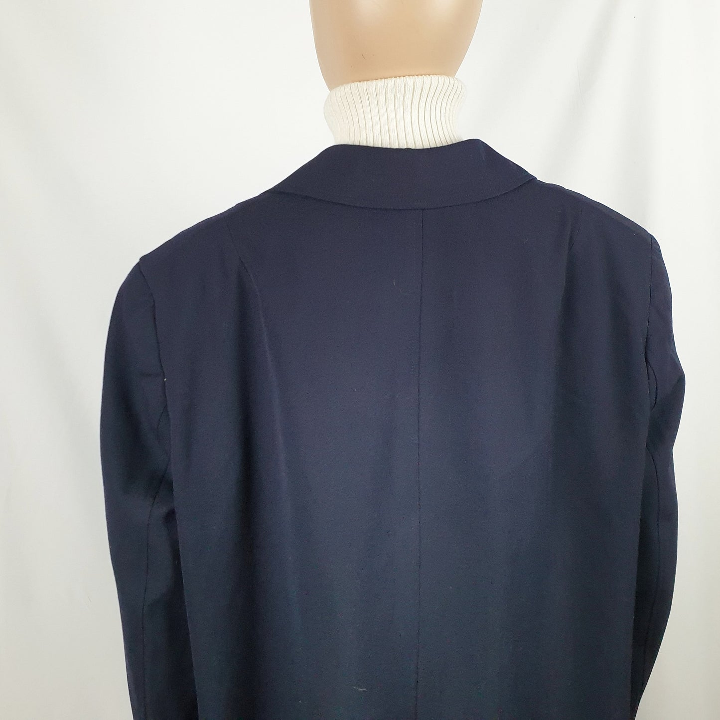 Cappotto oversize blu notte