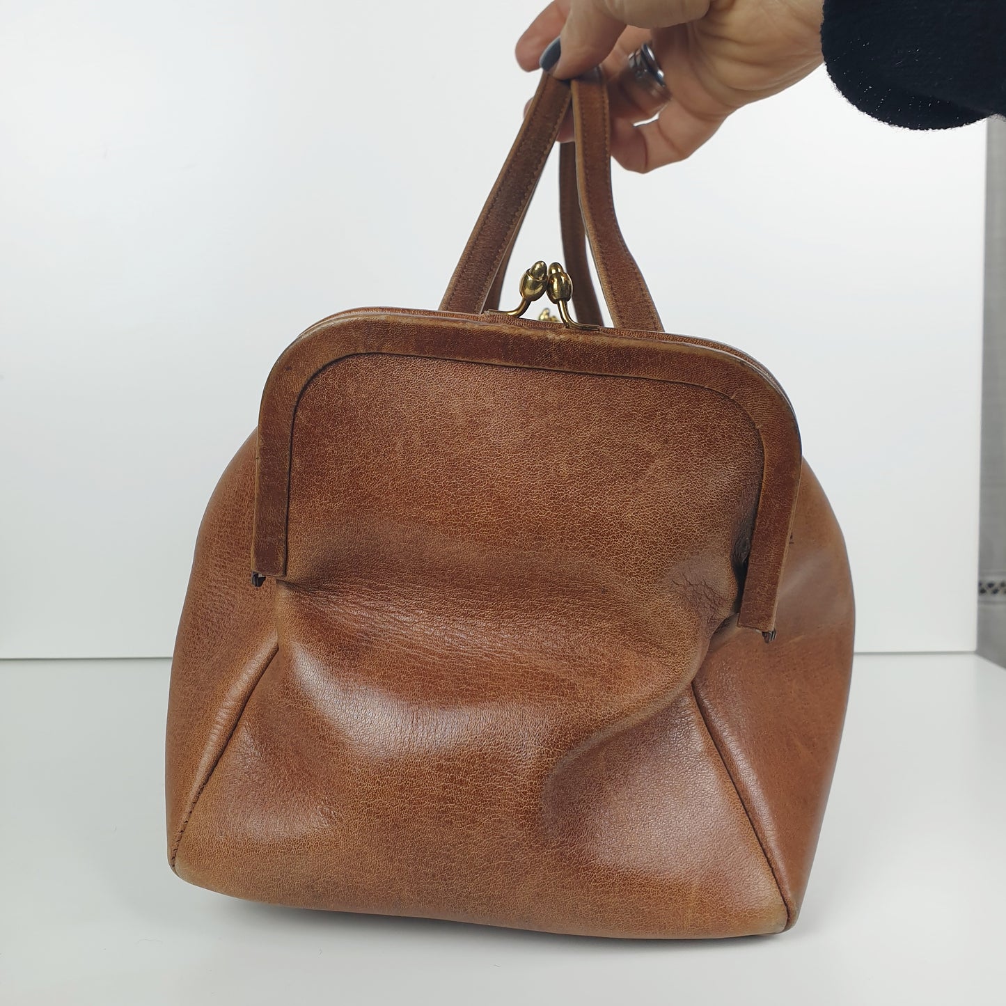 Borsa vintage con borsellini laterali