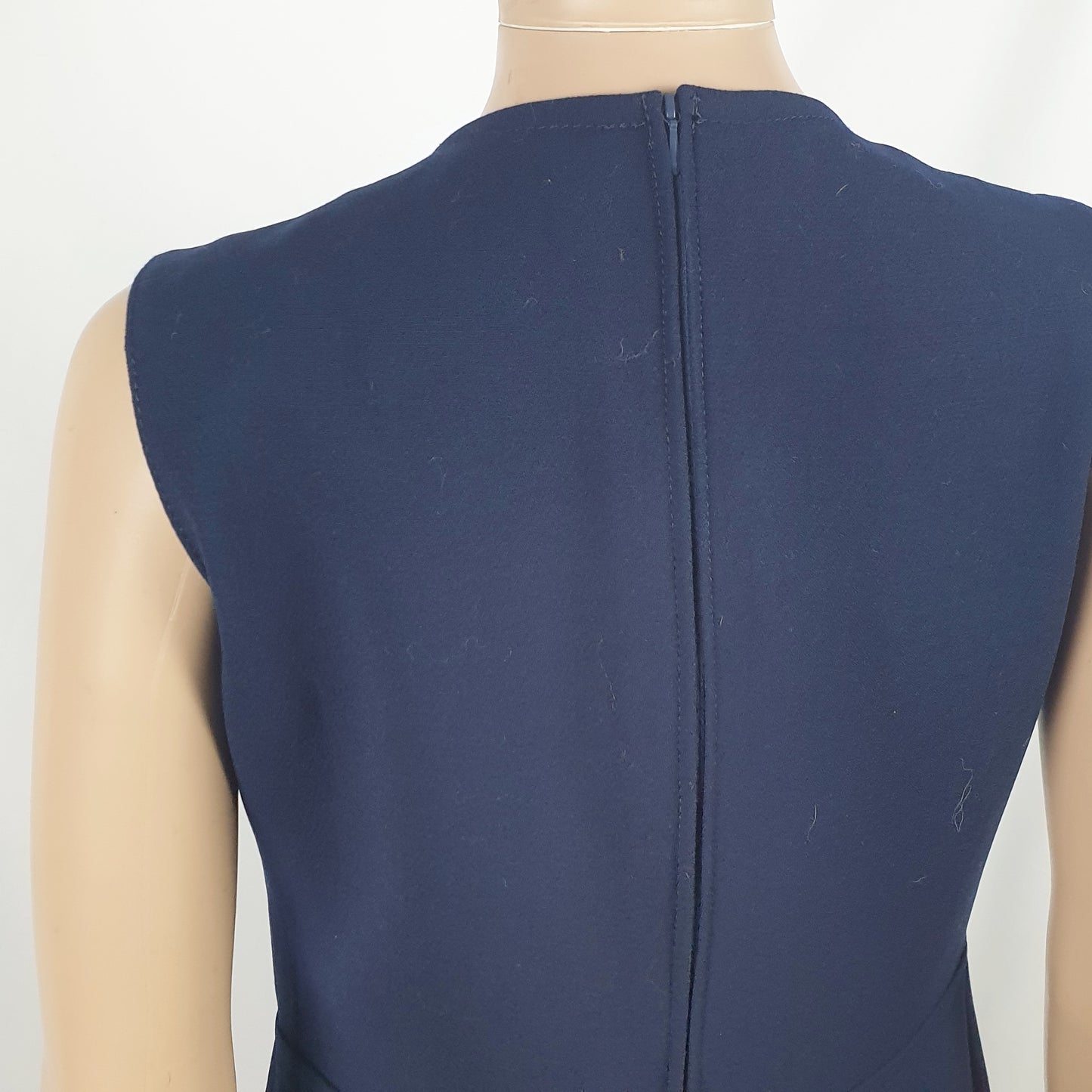 Abito vintage blu a trapezio