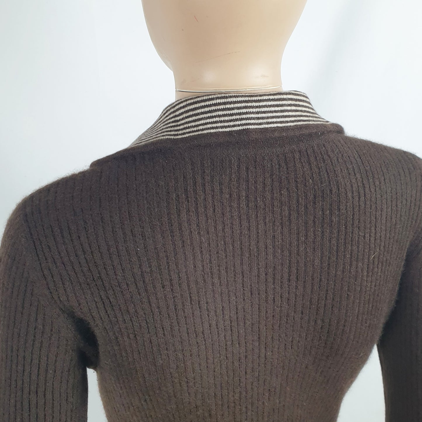 Abito cashmere marrone